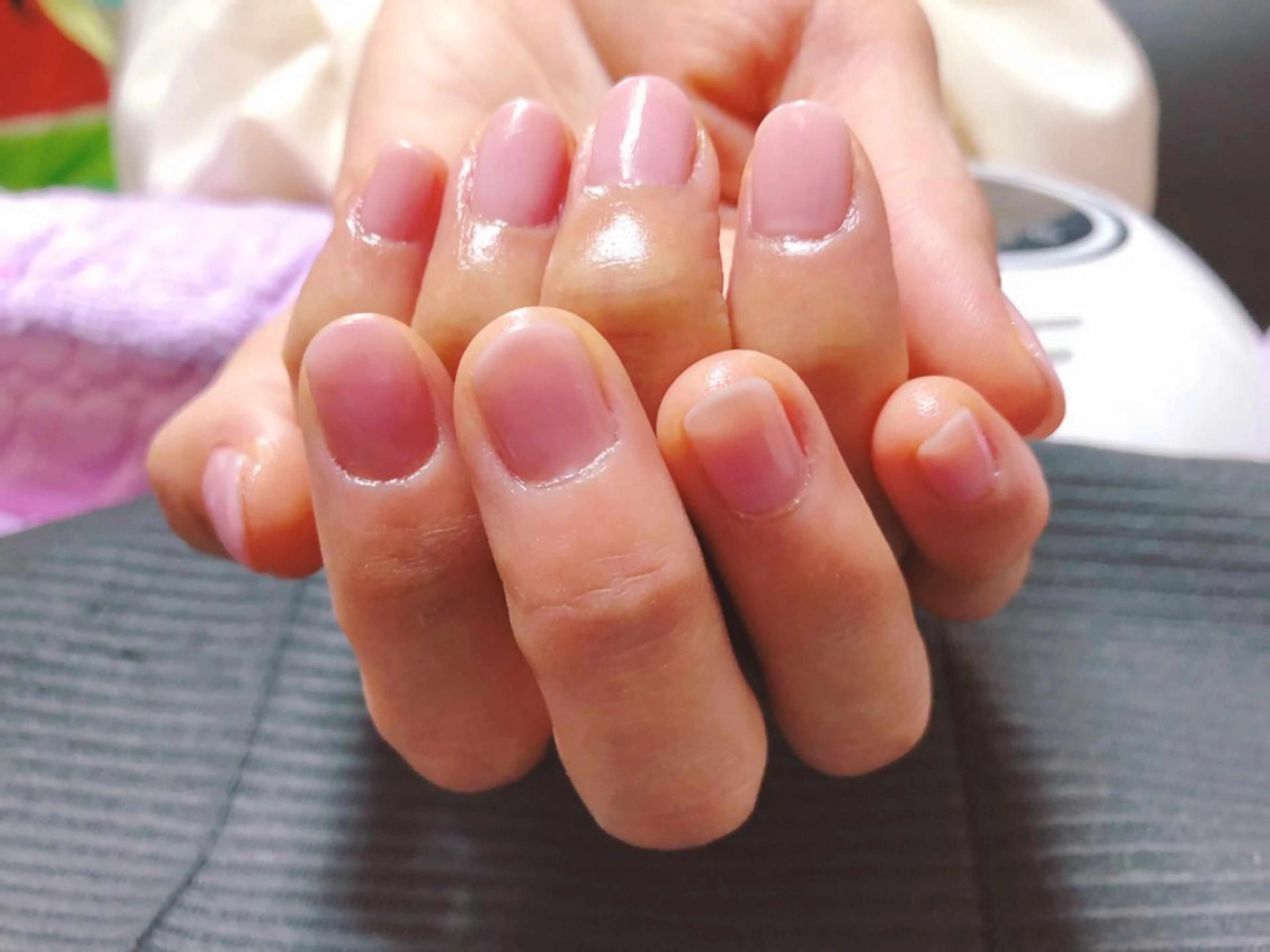 ネイル ワンカラーネイル ピンク u sのネイルデザイン