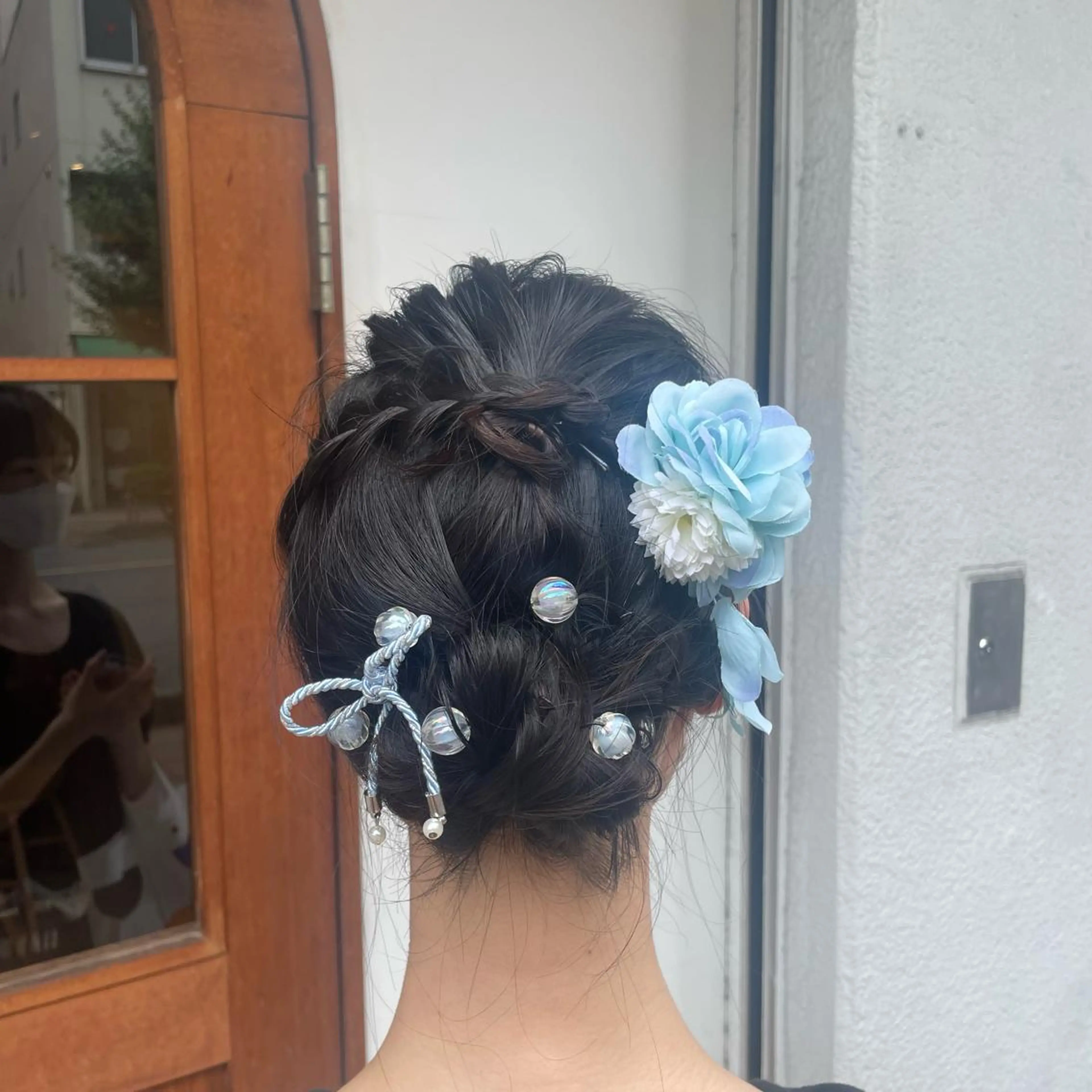 ミディアム ヘアアレンジ ヘアセット いまじゅく あおいのヘアスタイル