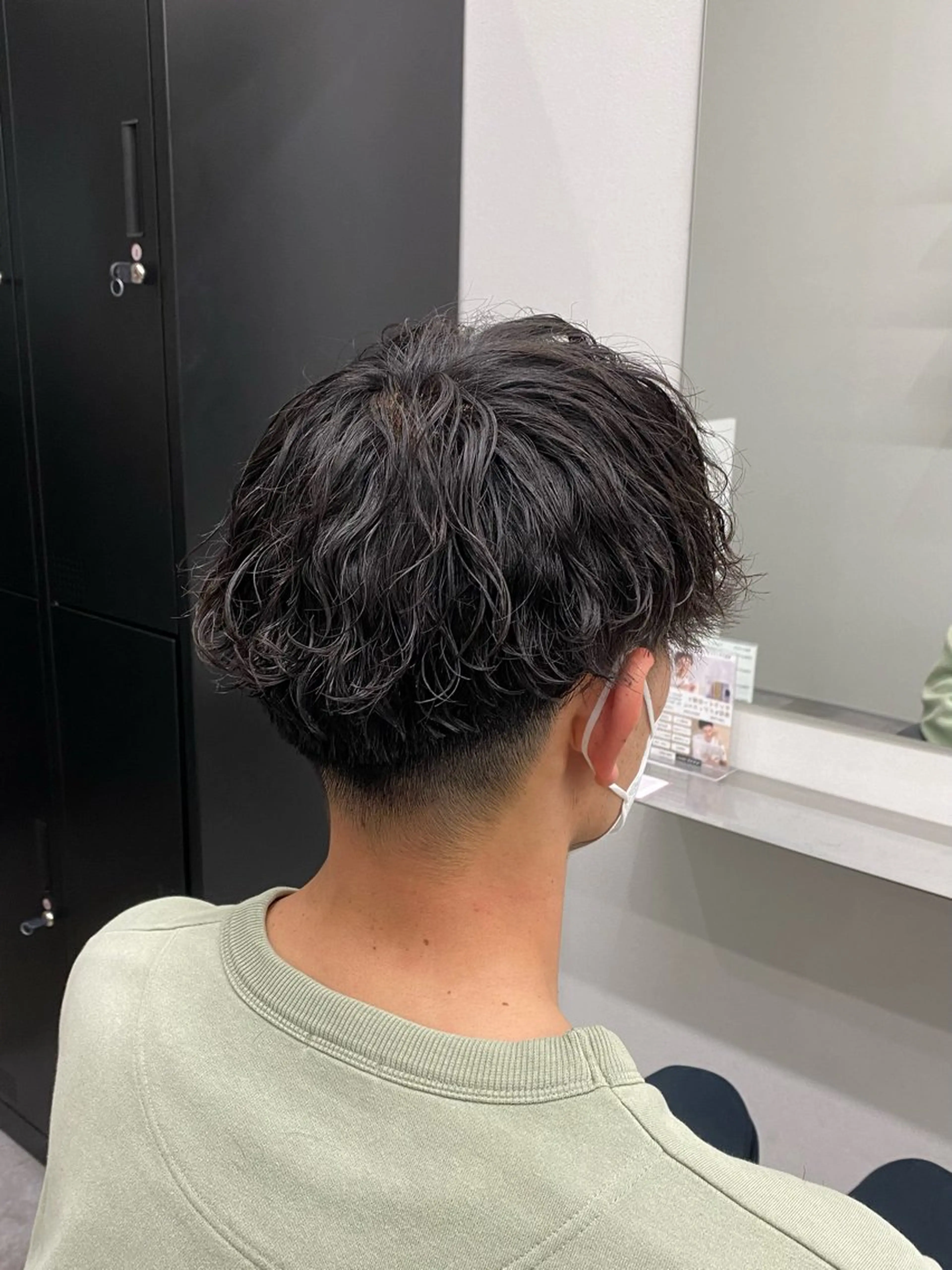 メンズ 波巻きパーマ 今吉舞美 /ケアパーマ/鎌取のヘアスタイル