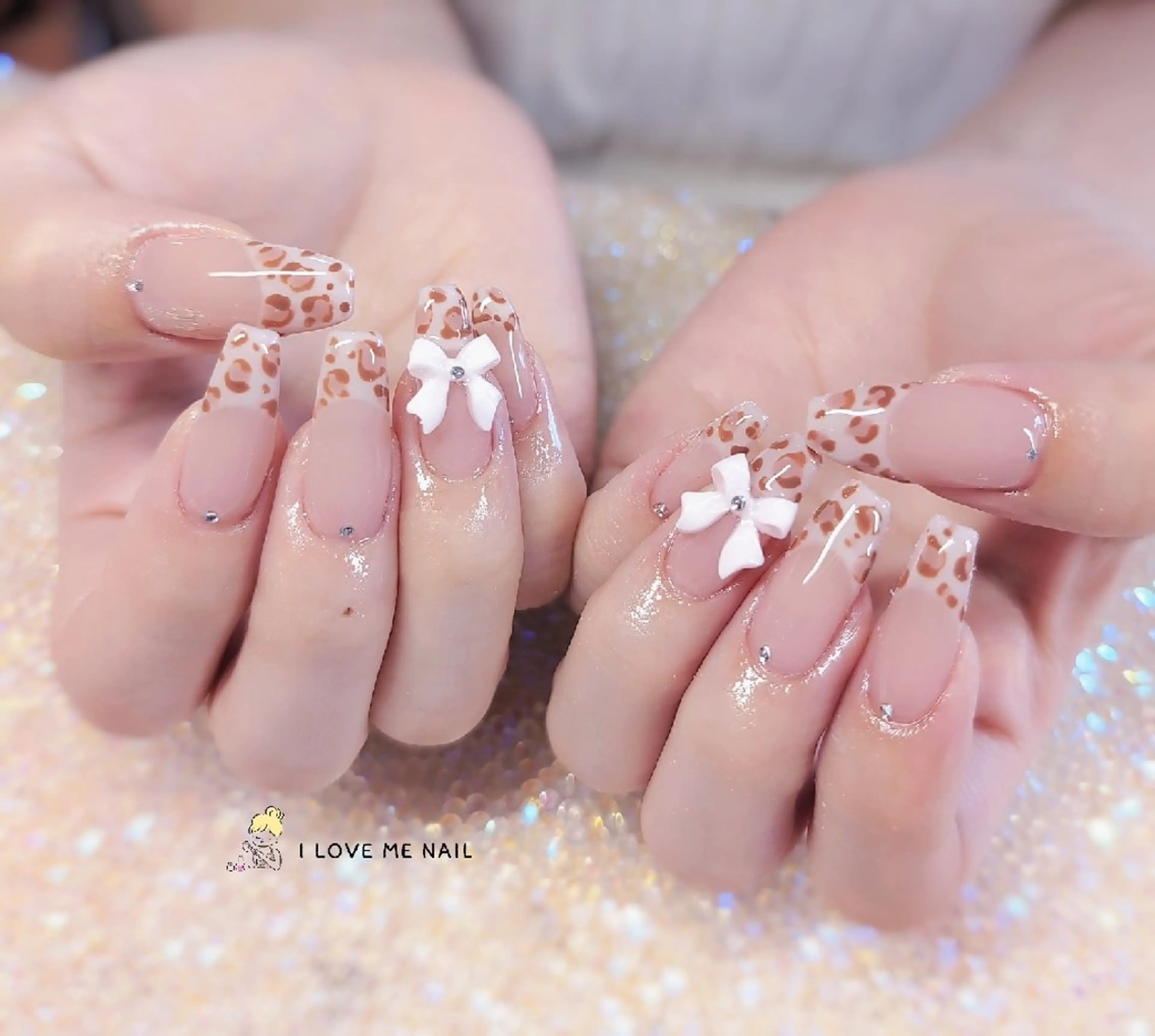 ネイル 長さ出し ハート 韓国ネイル マグネットネイル ニュアンスネイル ハンドネイル I LOVE ME  NAIL.｡.:*♡のネイルデザイン