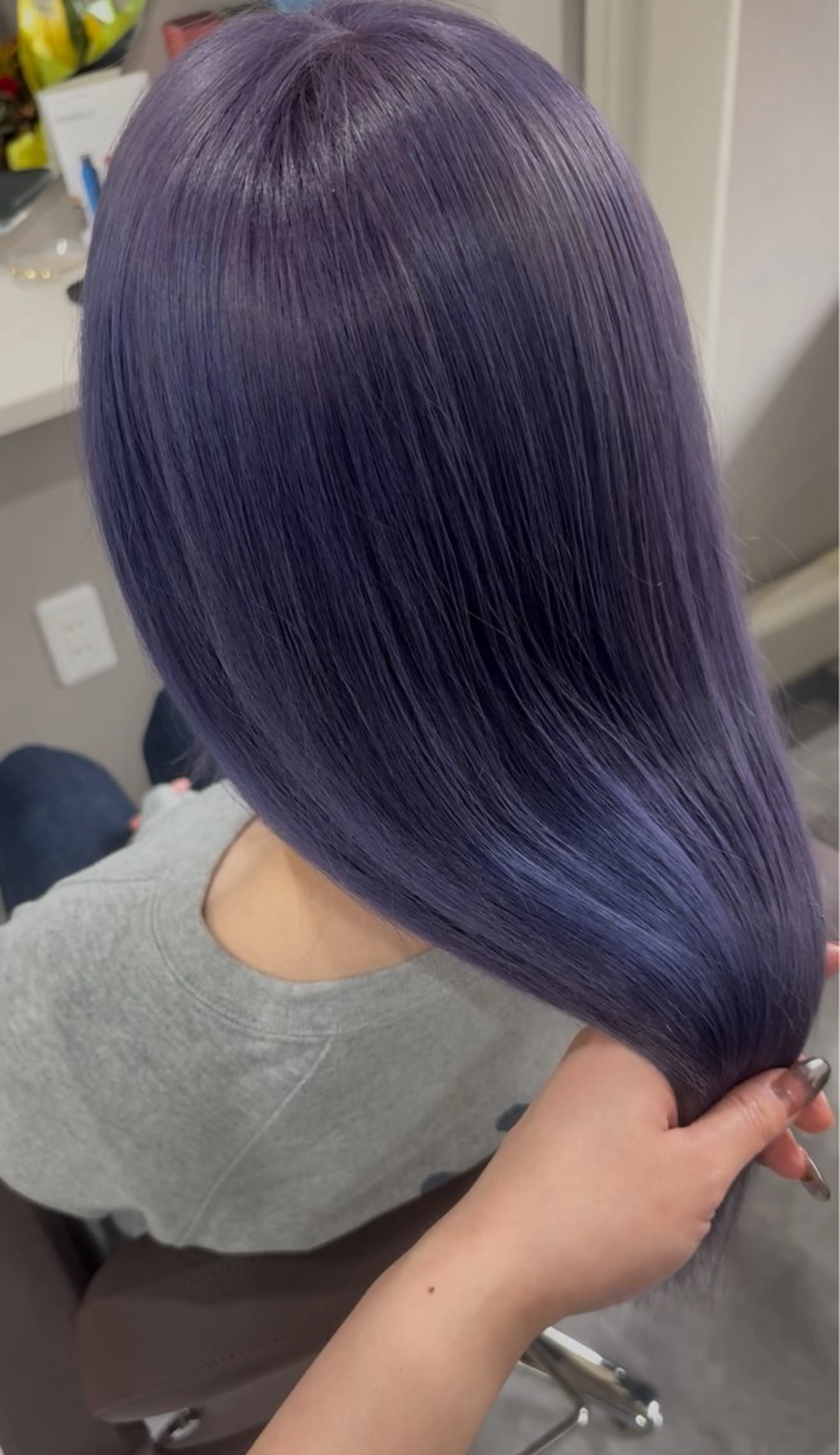 セミロング ヘアカラー mimiiy fukaのヘアスタイル