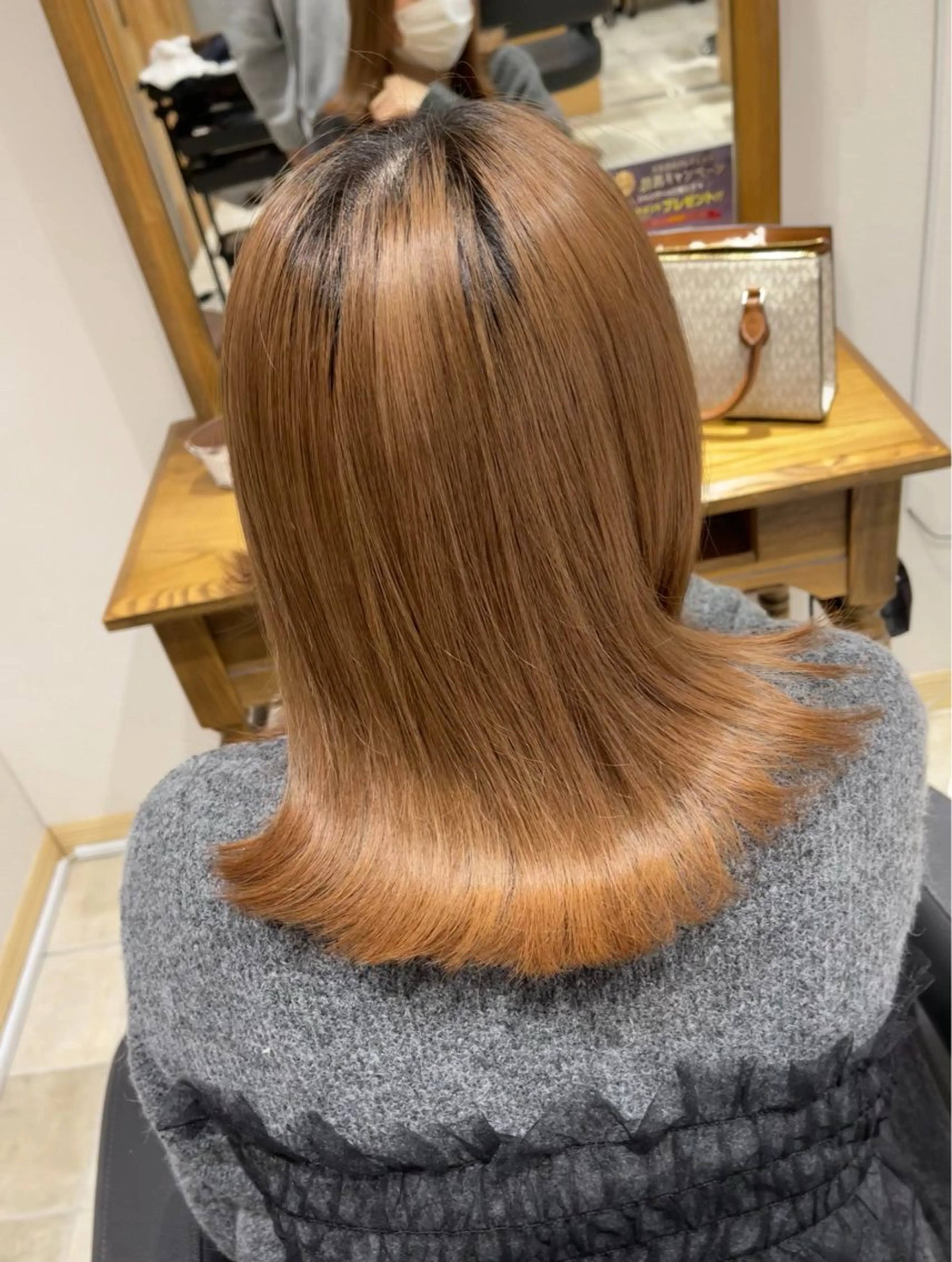 ミディアム 【髪質改善カラー✨】 りゅせ🫧下北沢瑞江のヘアスタイル