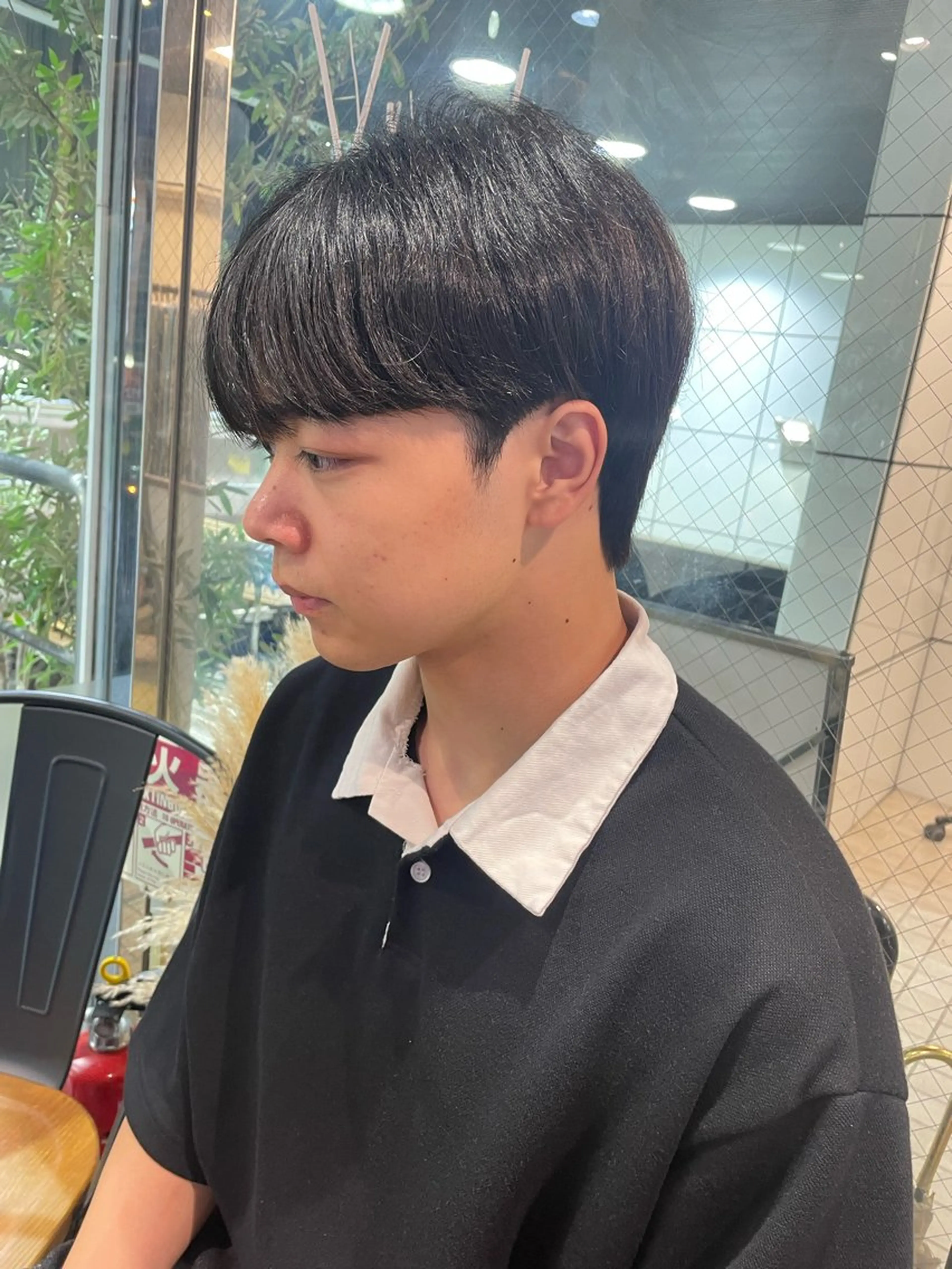 パーマ メンズ メンズハイトーン メンズパーマ 学生（メンズ向け） 学生 メンズ/艶髪/カラー サクラ🌸のヘアスタイル