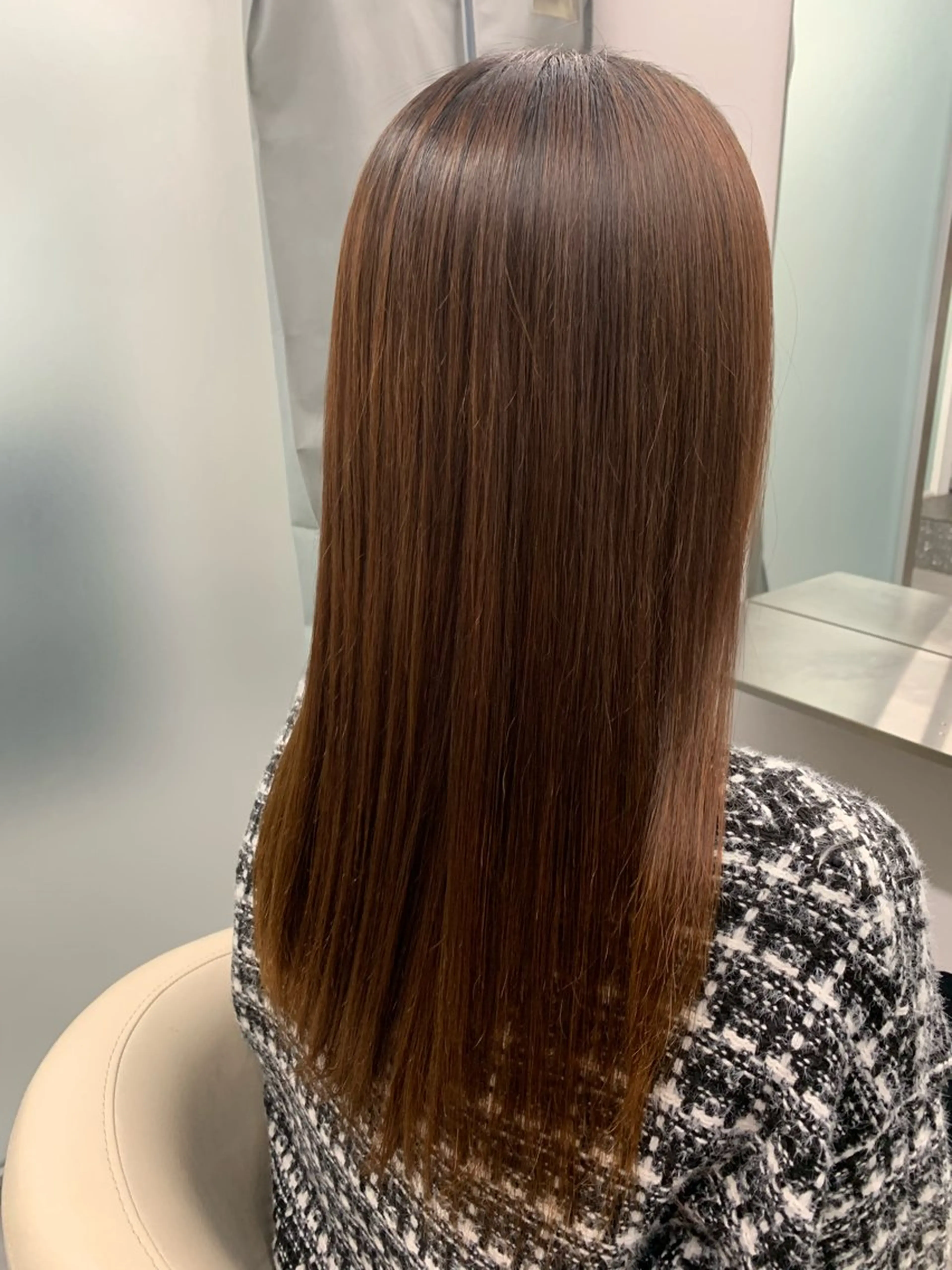 💃ストレートパーマor縮毛矯正💃（セミロング）※リタッチ可の写真