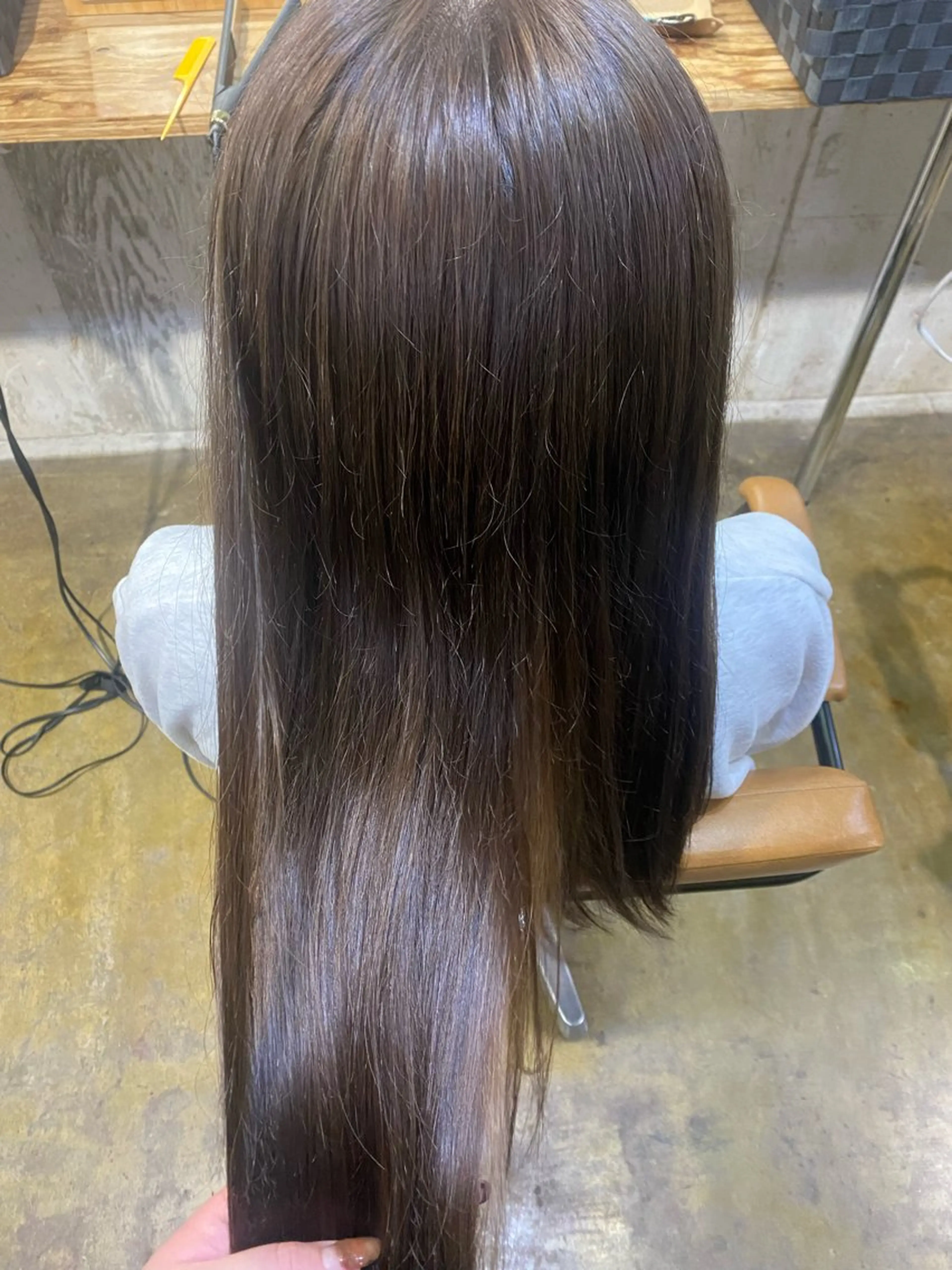 ロング カラー ブリーチカラーと、髪 質改善。HARUKAのヘアスタイル