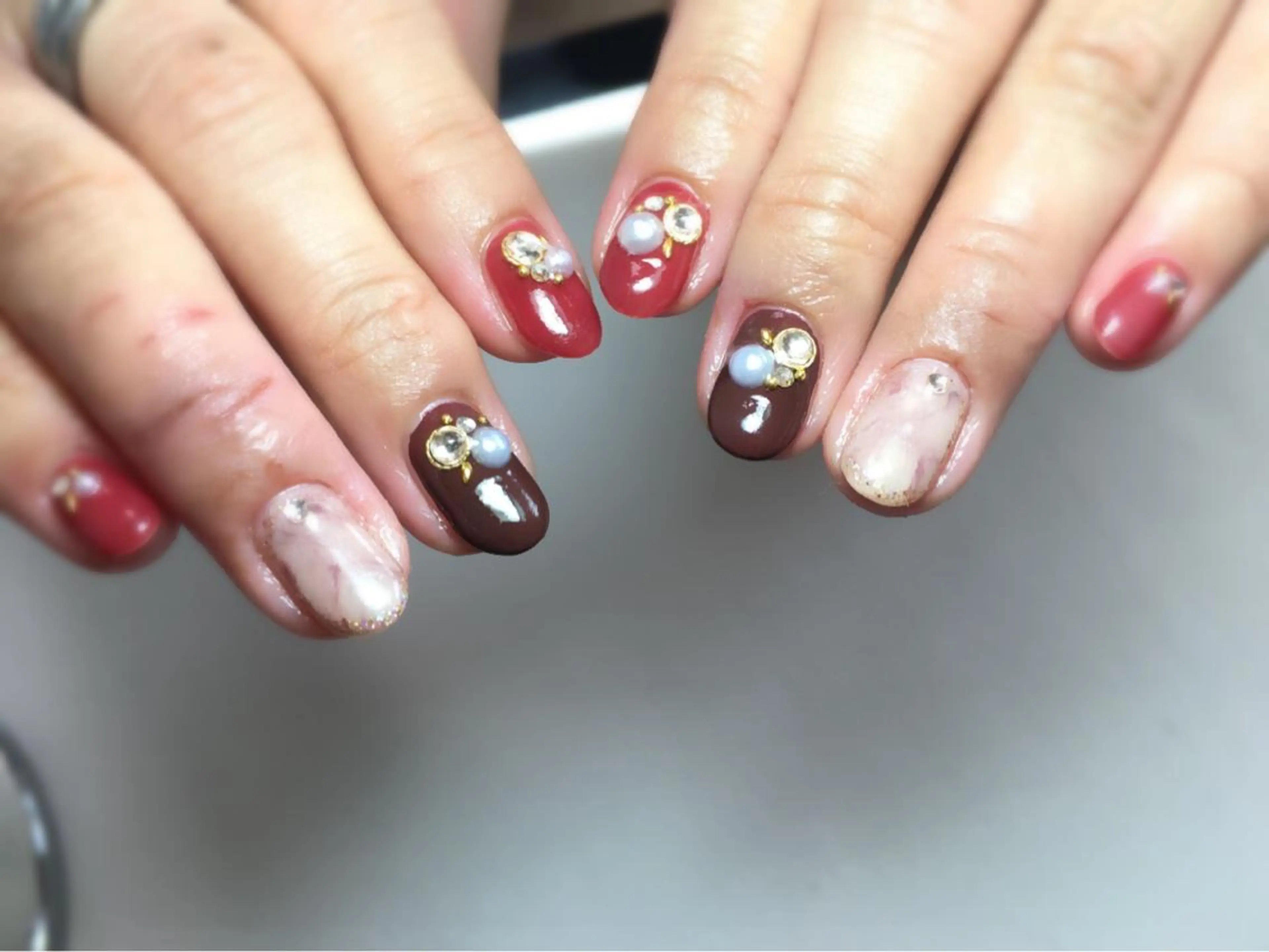 ネイル Aim* 深爪・自爪育成専門店のネイルデザイン