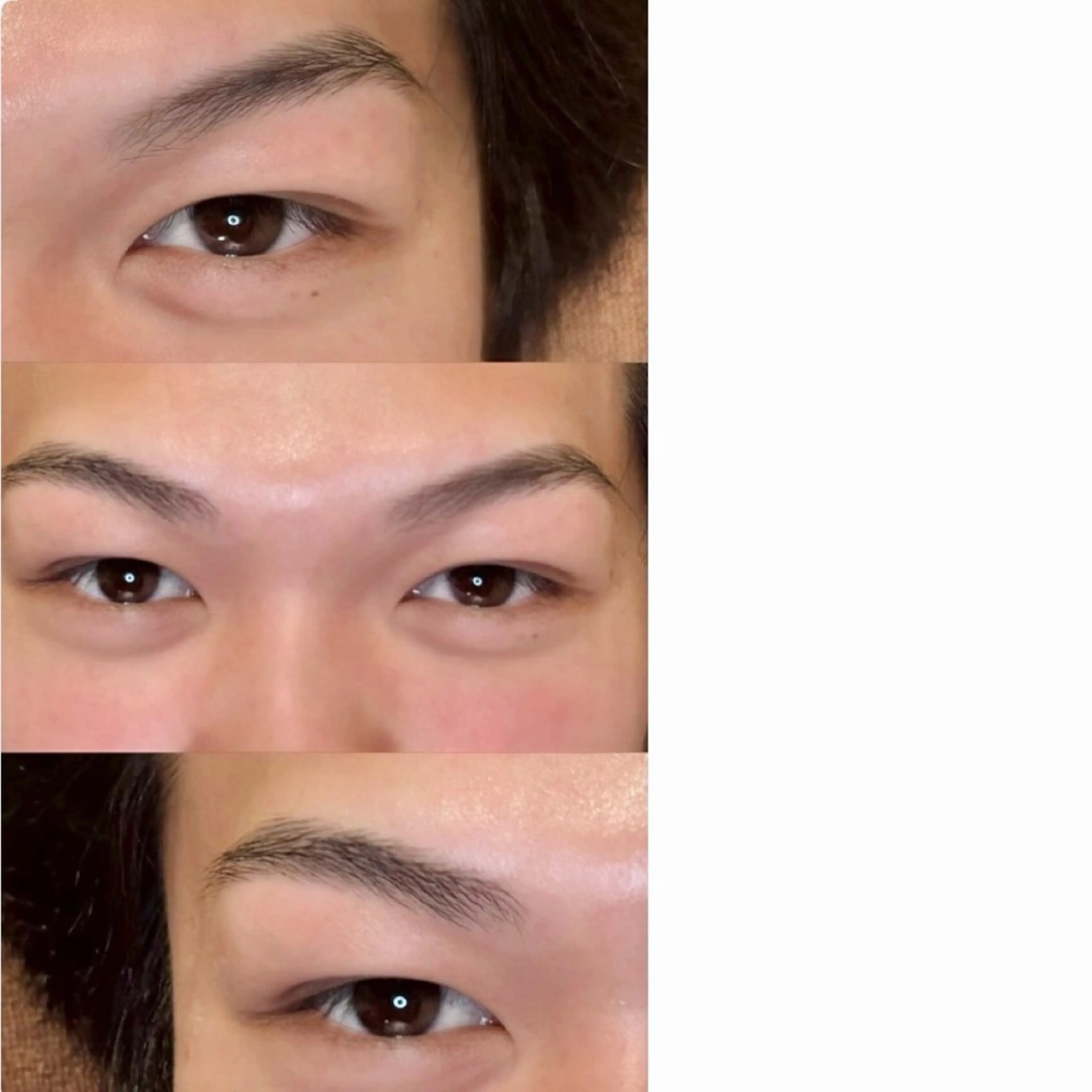 メンズアイブロウwax(間引きカット)💙🩵の写真