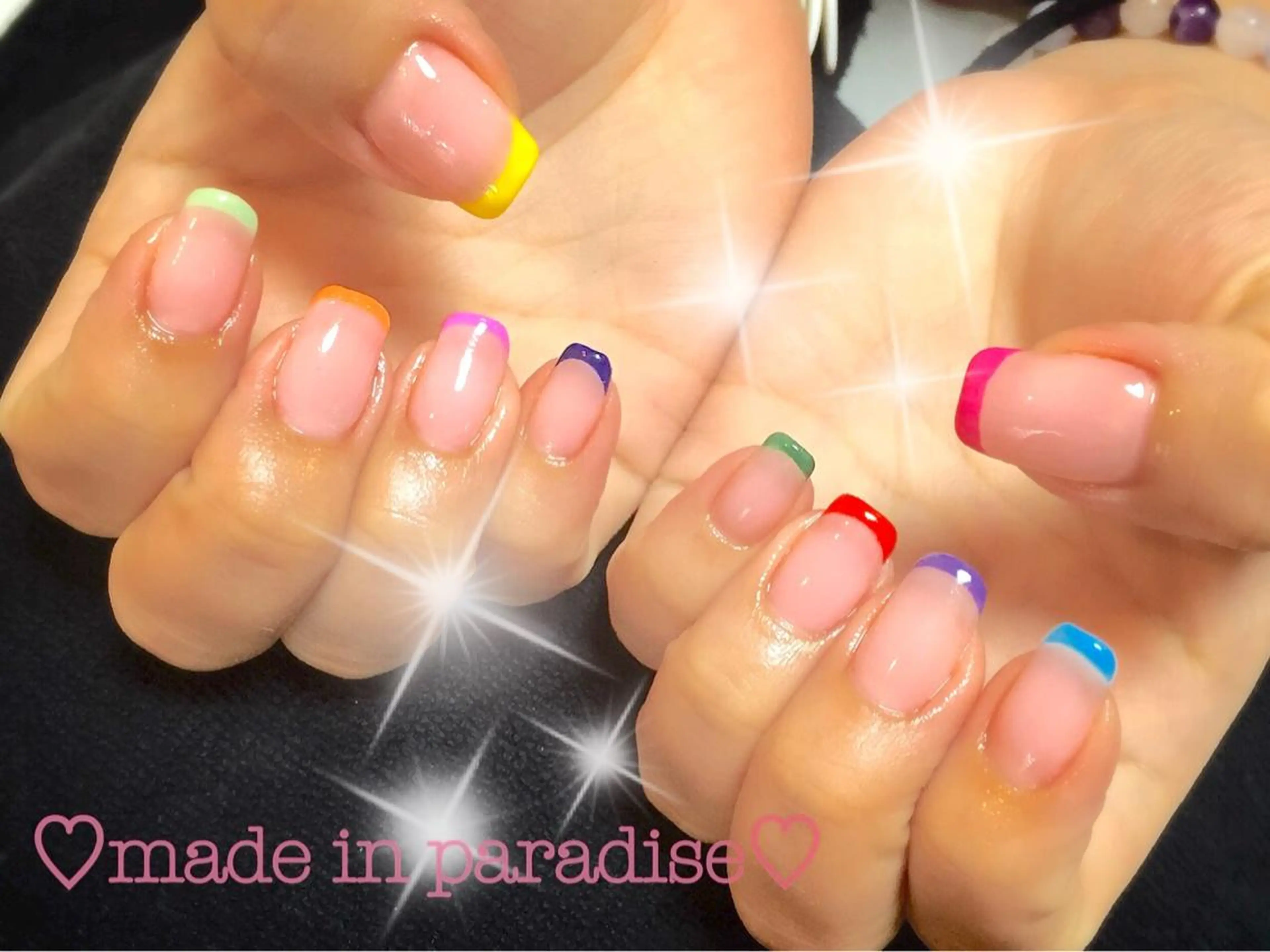 ネイル フレンチネイル うるま市サロン Yuko Izawaのネイルデザイン