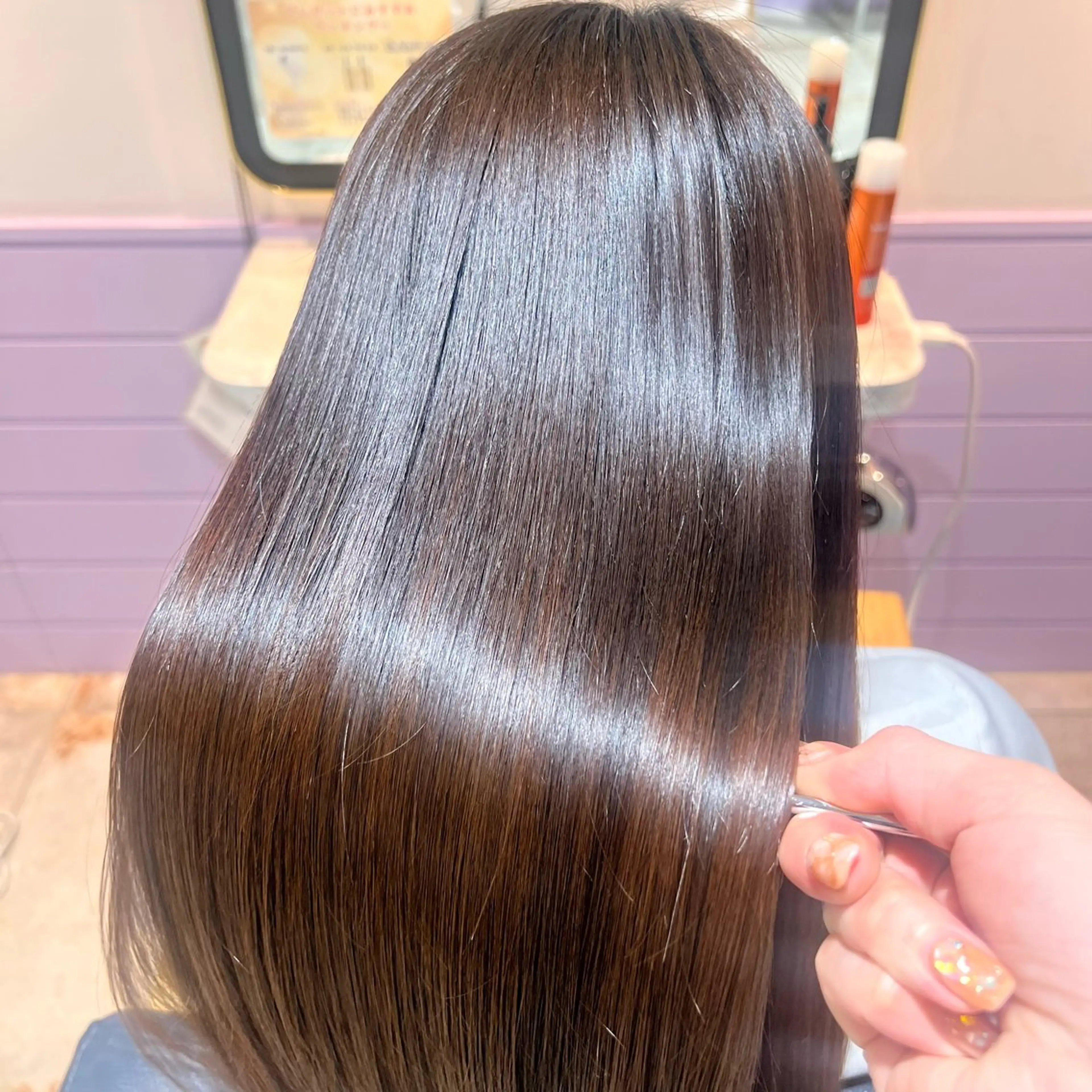 ロング 縮毛矯正 トリートメント 髪質改善✨石塚 真梨奈のヘアスタイル