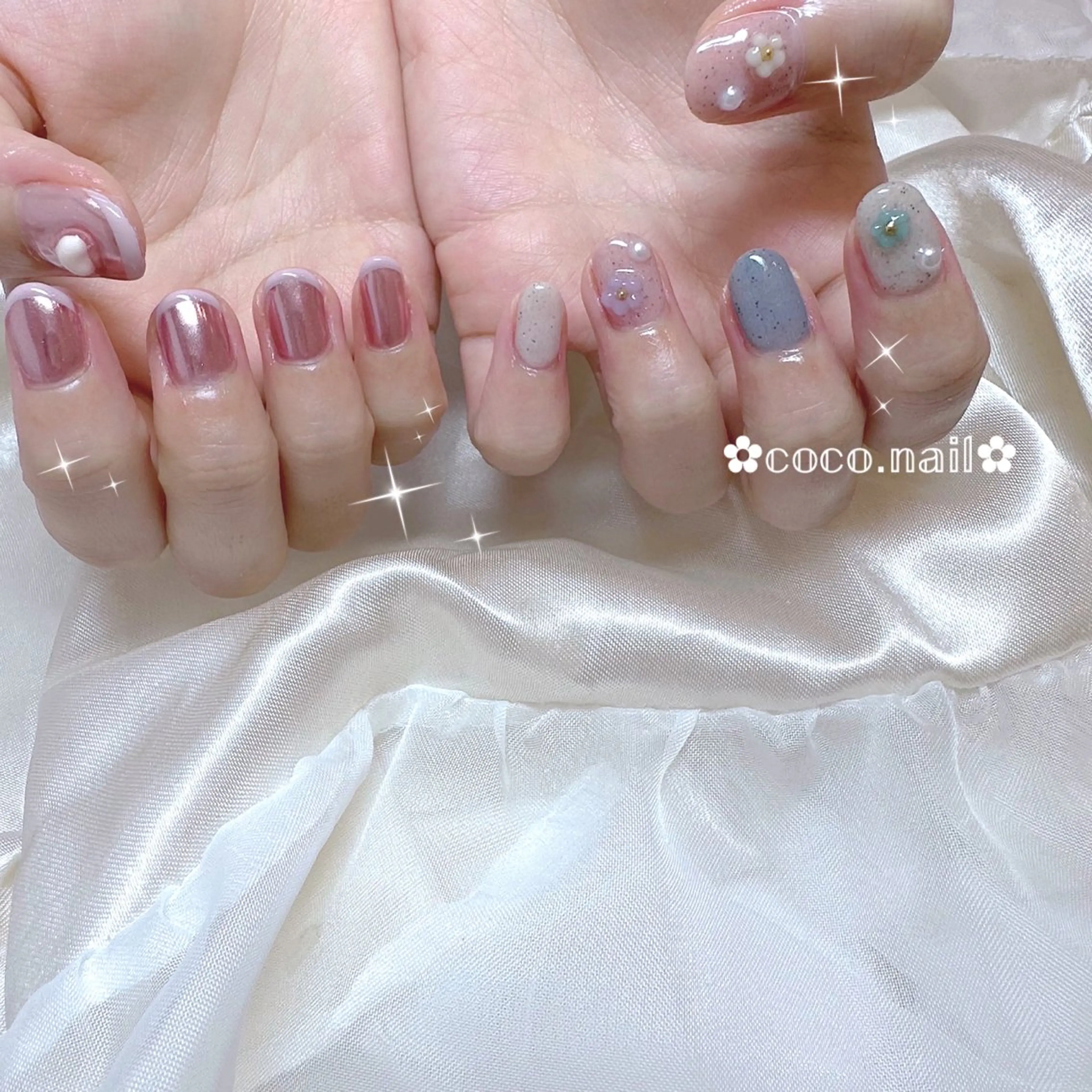 ネイル ハンドネイル lili.nail y2k/ワンホンのネイルデザイン