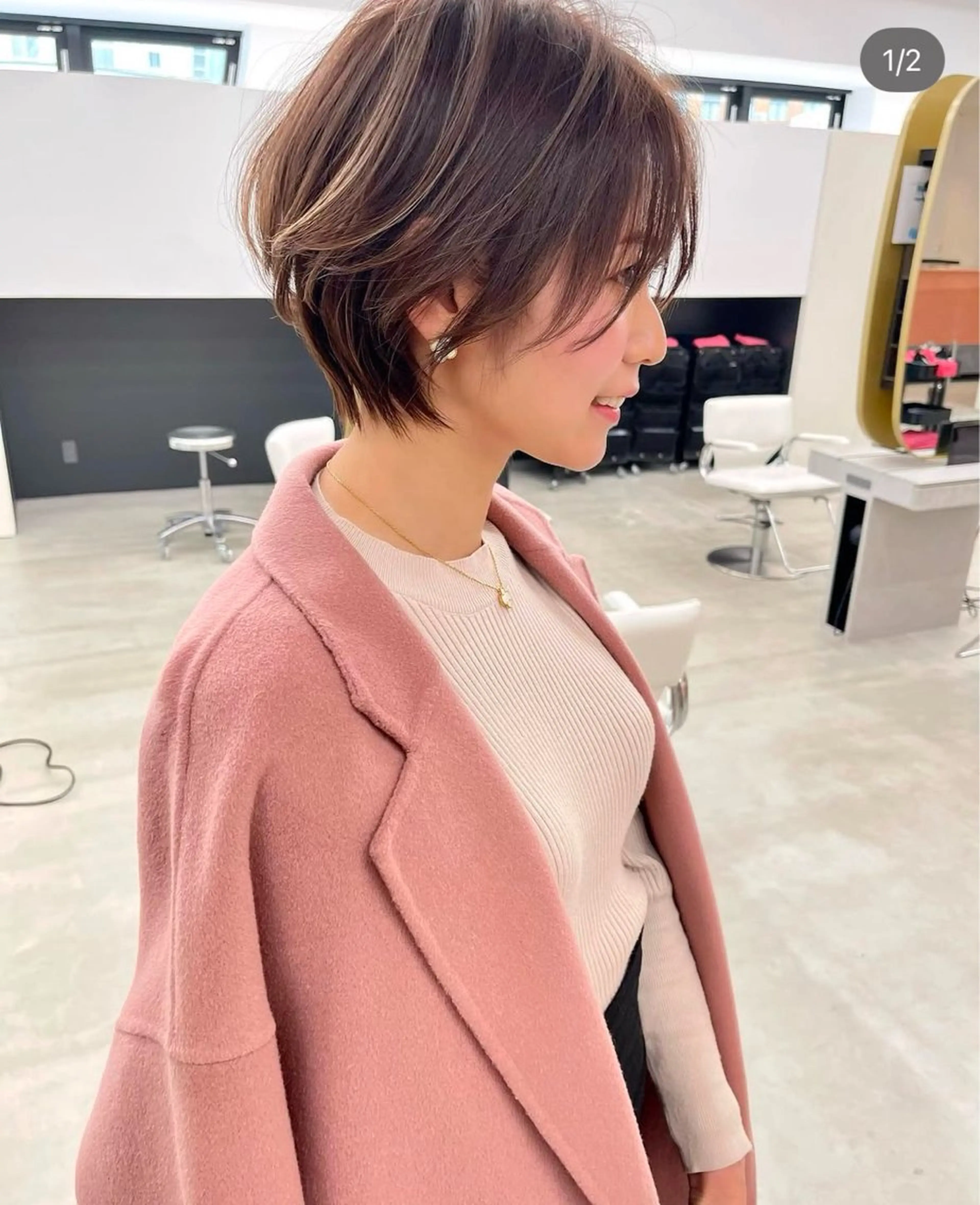 ショート 伊藤 優里のヘアスタイル