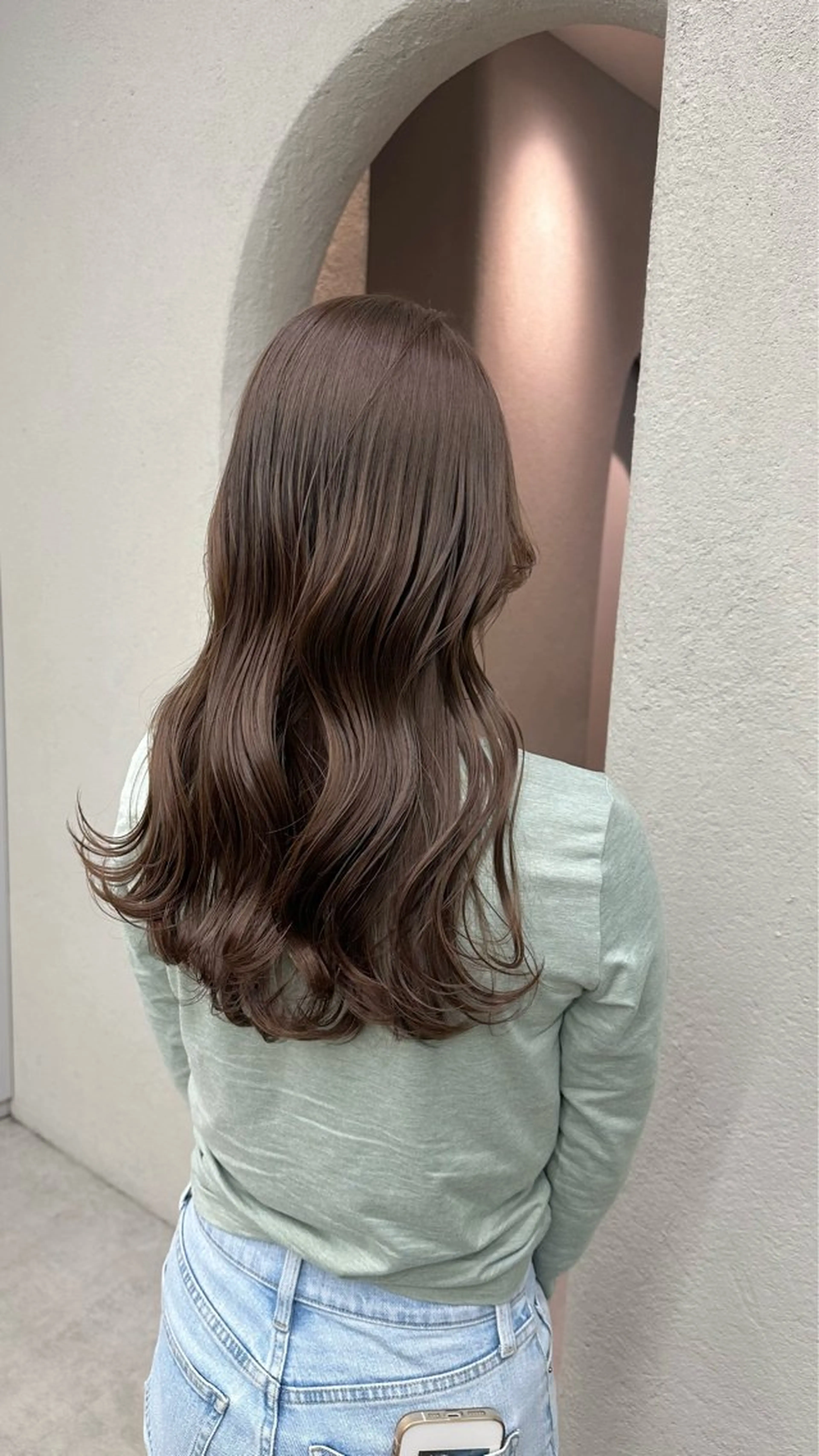 ロング カラー 高松 沙耶のヘアスタイル