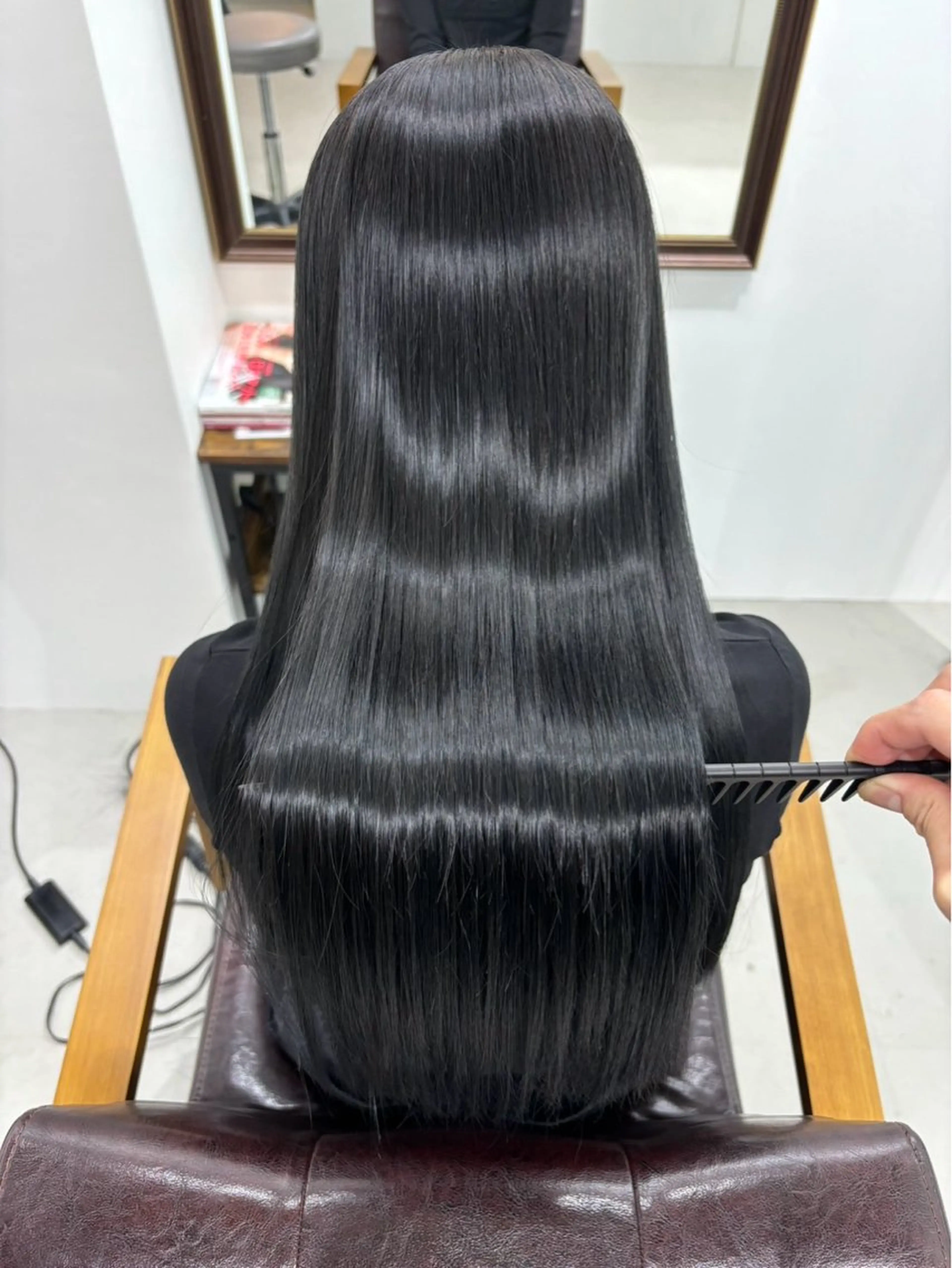 【髪質改善】酸性縮毛矯正&髪質改善トリートメント✨の写真