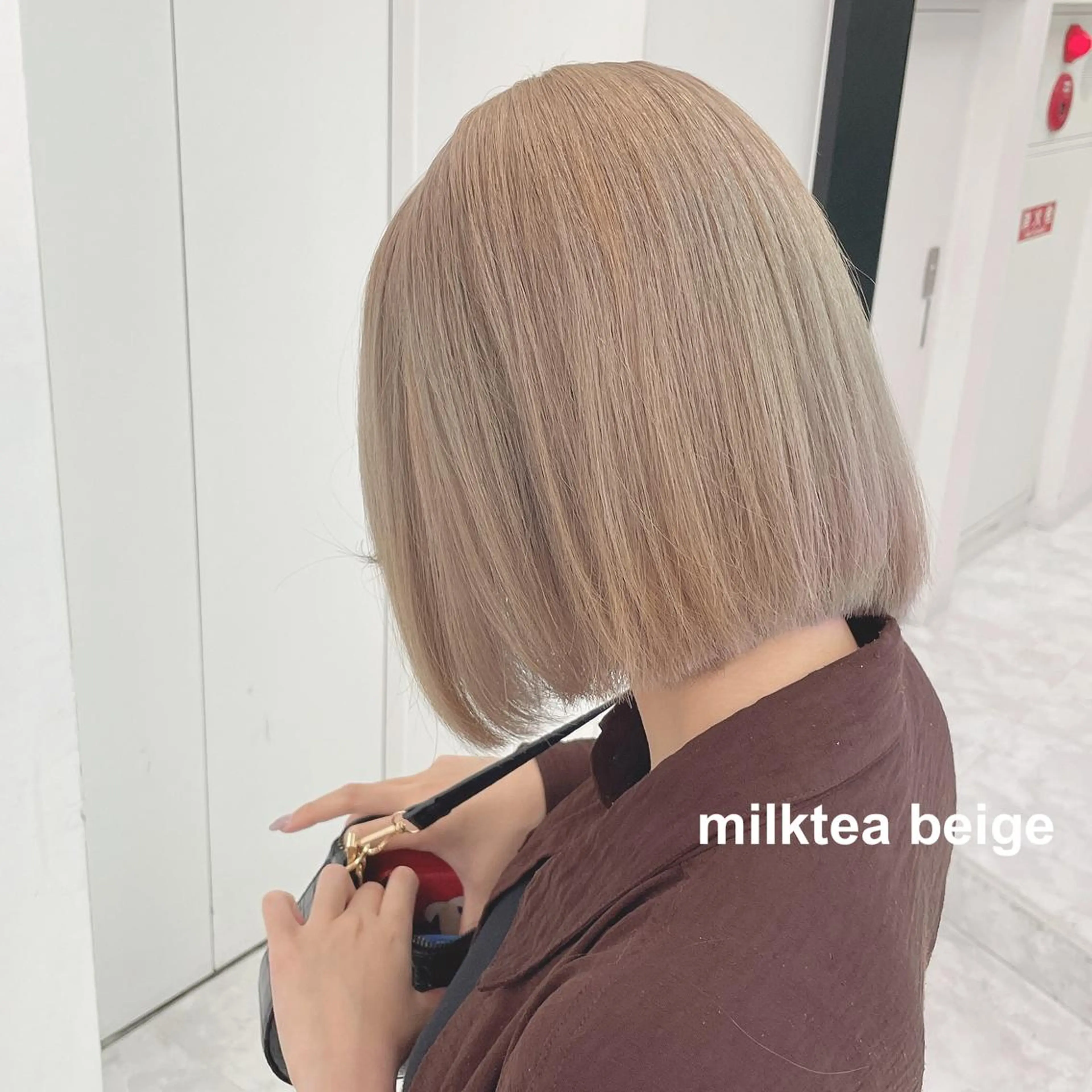 💗💗最強の透明感カラーと今どき似合わせカット🍭（ブリーチ込みダブルカラー＋カット）💗💗の写真