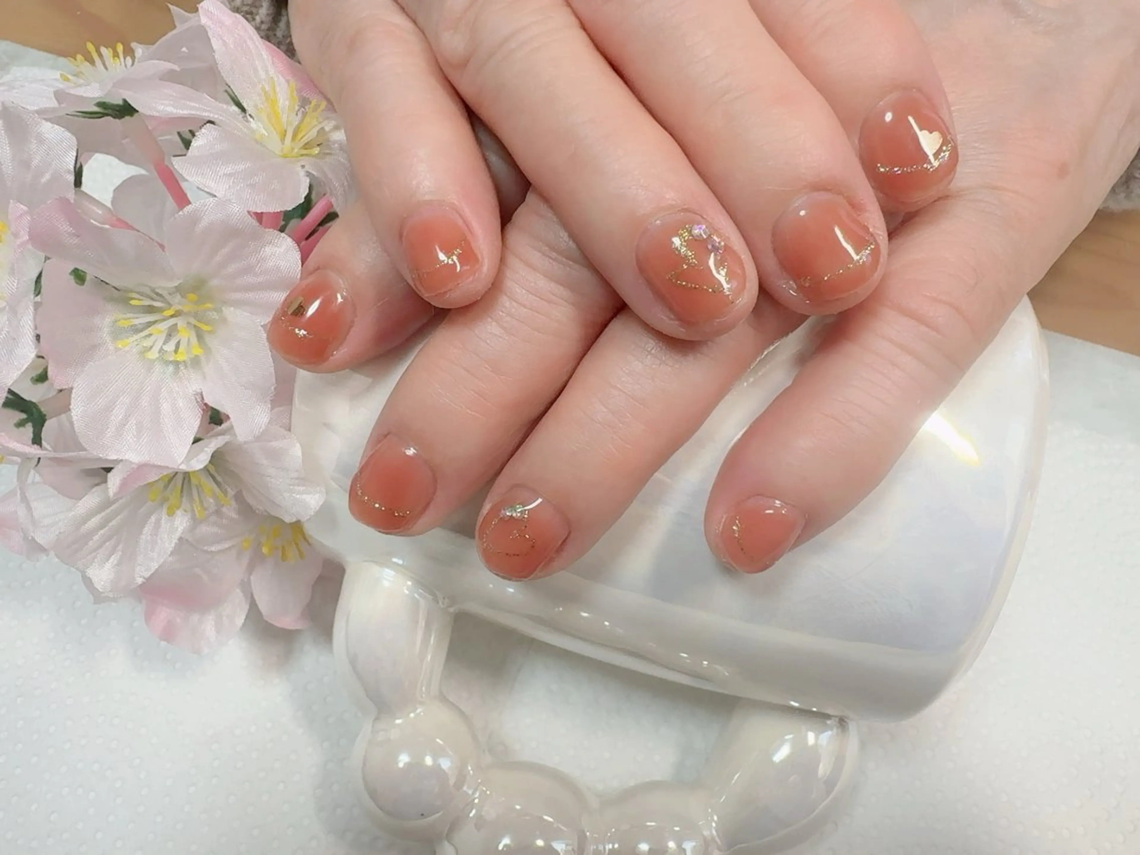 ネイル バレンタイン ハッピーネイル所属・ハッピーネイル 蘭のネイルデザイン