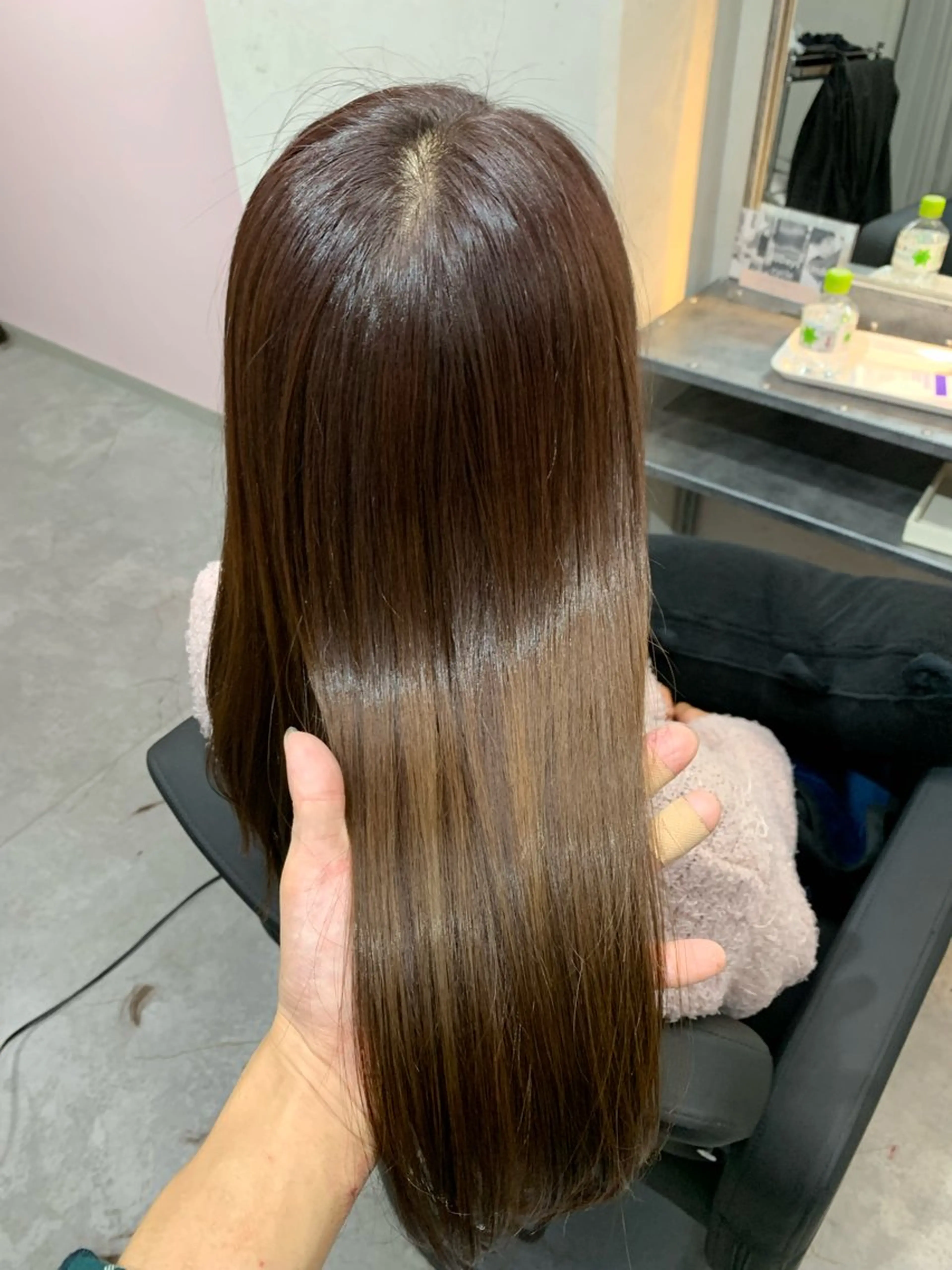 ミディアム カット ヘアカラー トリートメント 1日1名様限定価格 /髪質改善中山のヘアスタイル