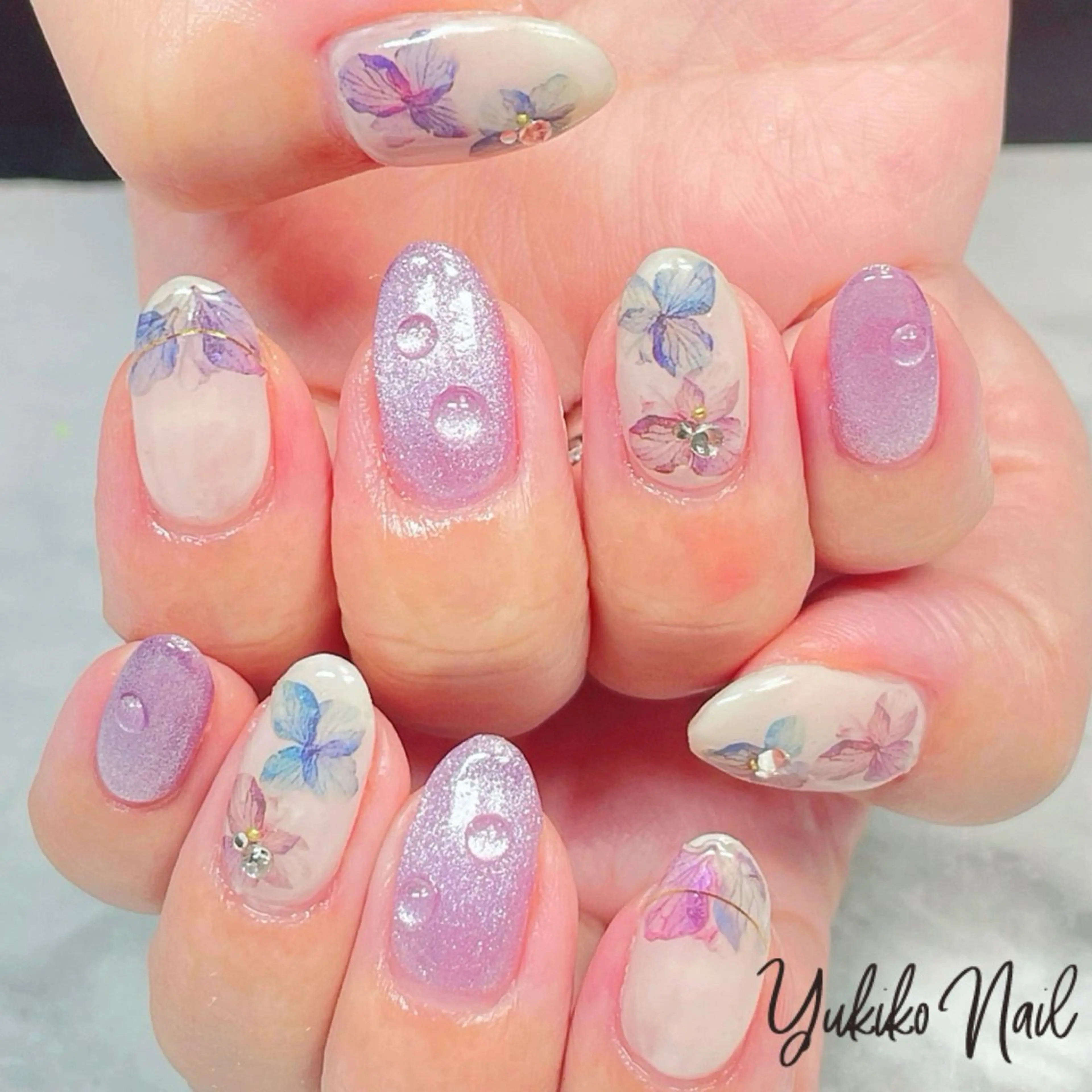 ネイル マグネットネイル ハンドネイル ユキコ ネイルのネイルデザイン