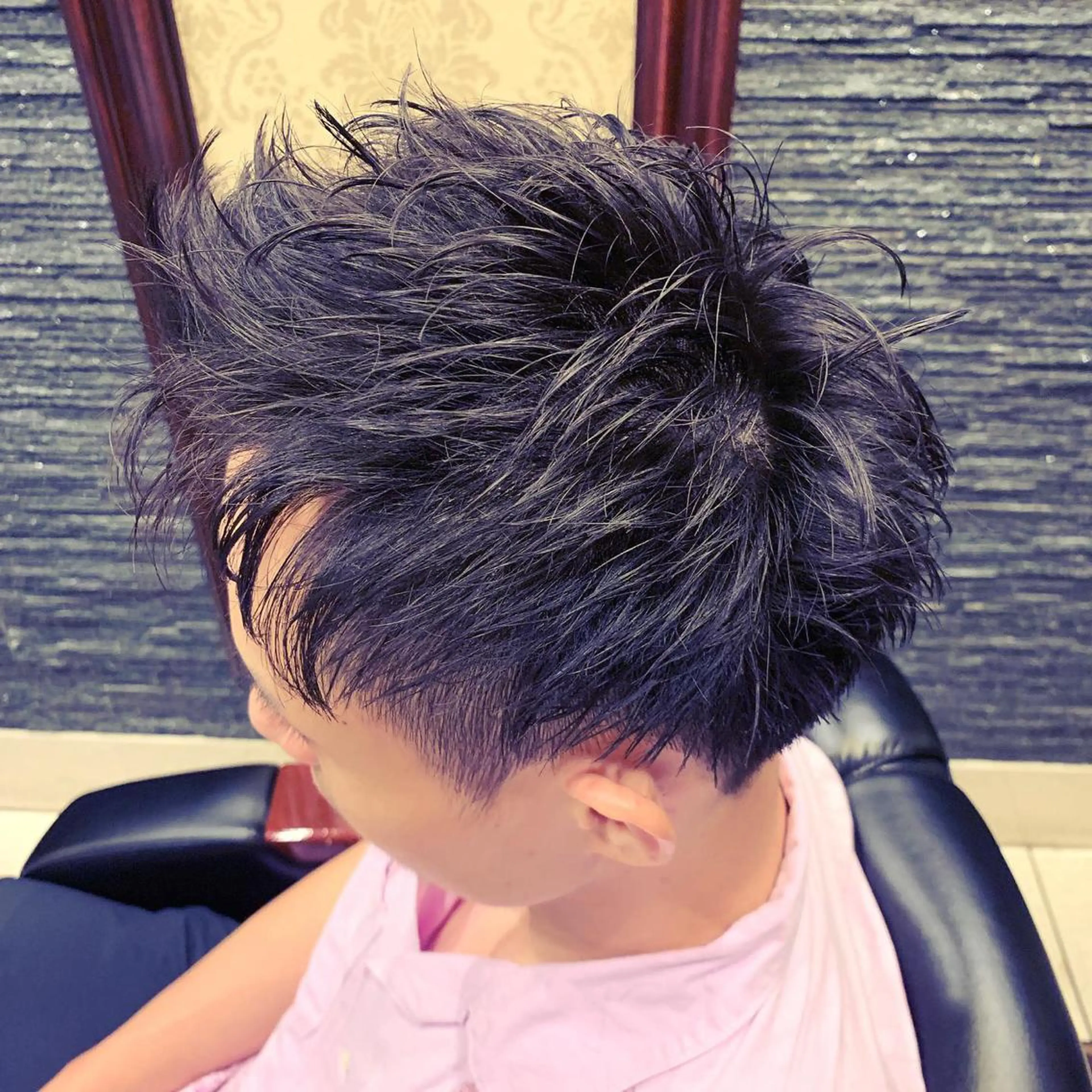 ショート パーマ メンズ HIROGINZA ヒロ銀座 青山所属・マツオ リュウホウ🐉のヘアスタイル