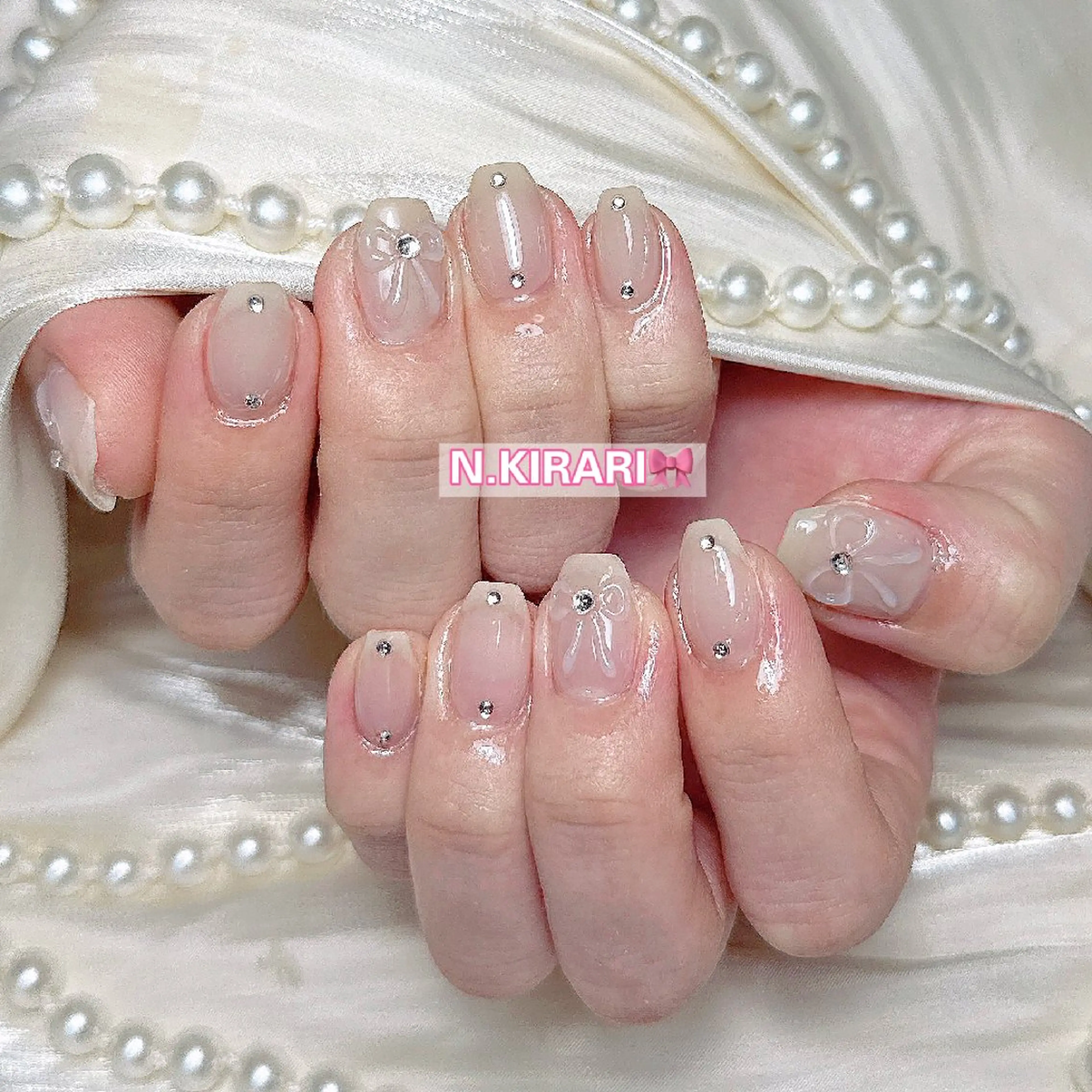 ネイル ハンドネイル ハンドケア 🎀 ユズ 🎀のネイルデザイン