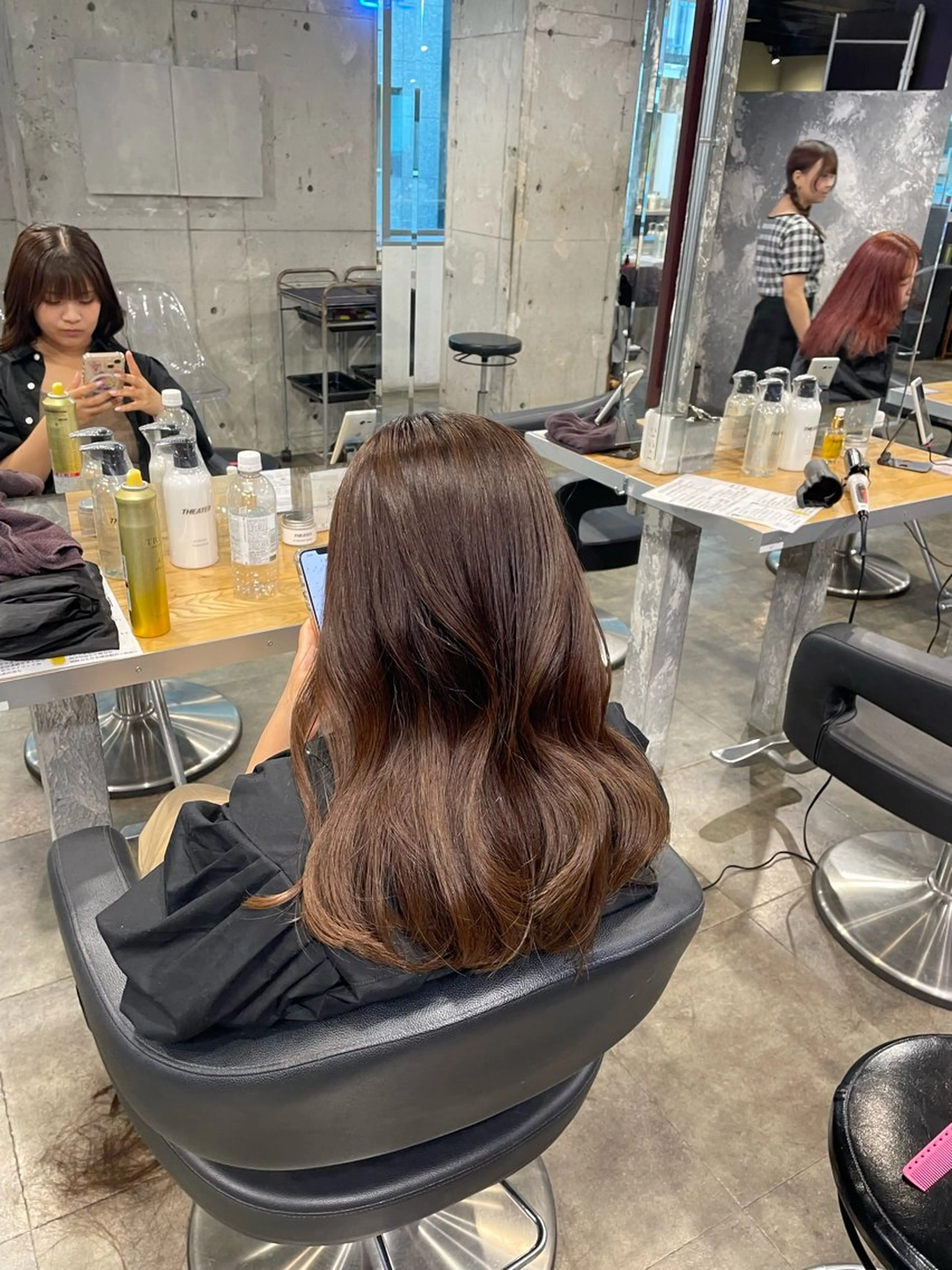 カラー ヘアカラー トリートメント ヘアセット 🤍透明感韓国 レディ/まりん🤍のヘアスタイル