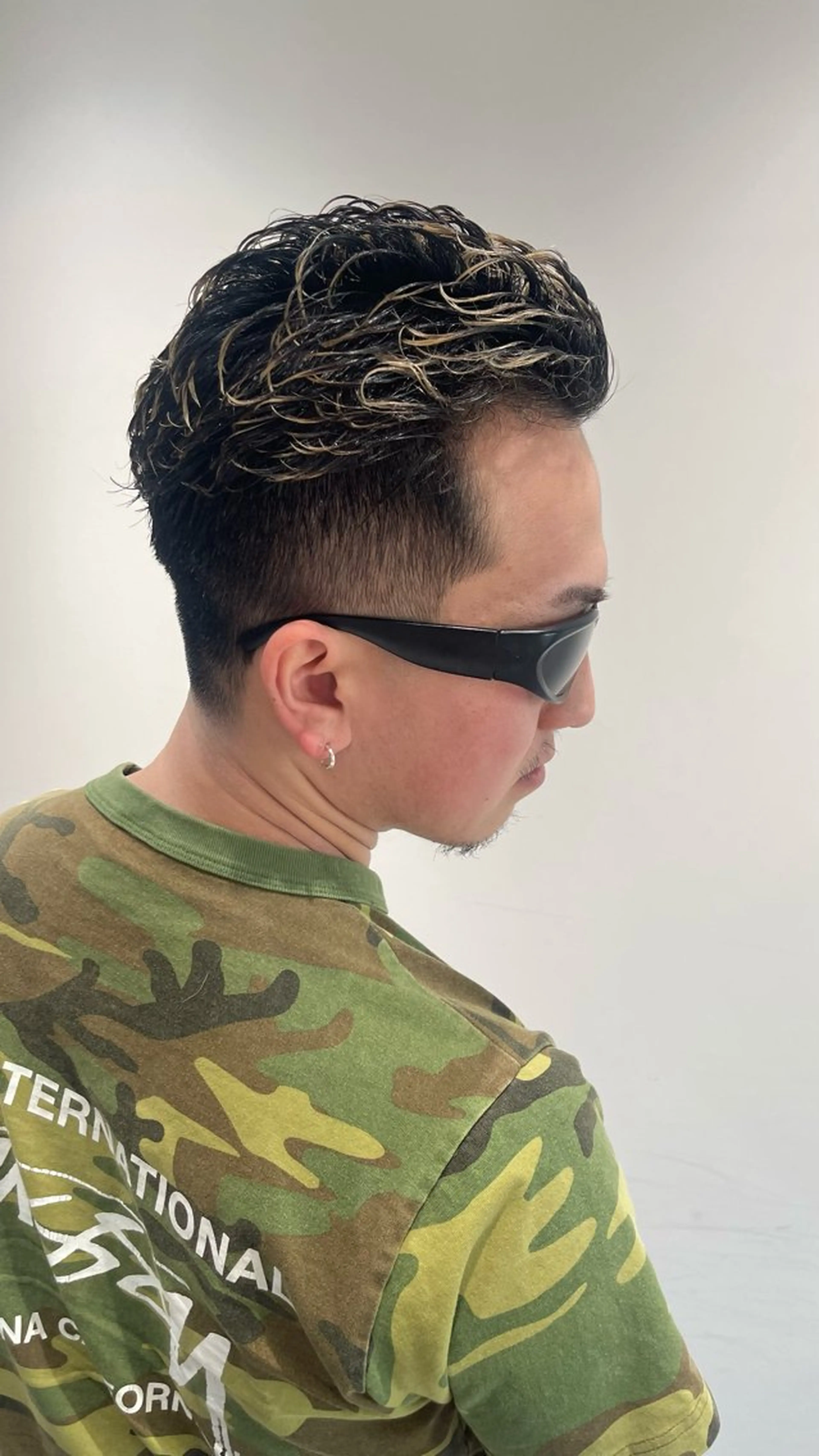 パーマ メンズ メンズパーマ カット パーマ 小鹿 大翔のヘアスタイル