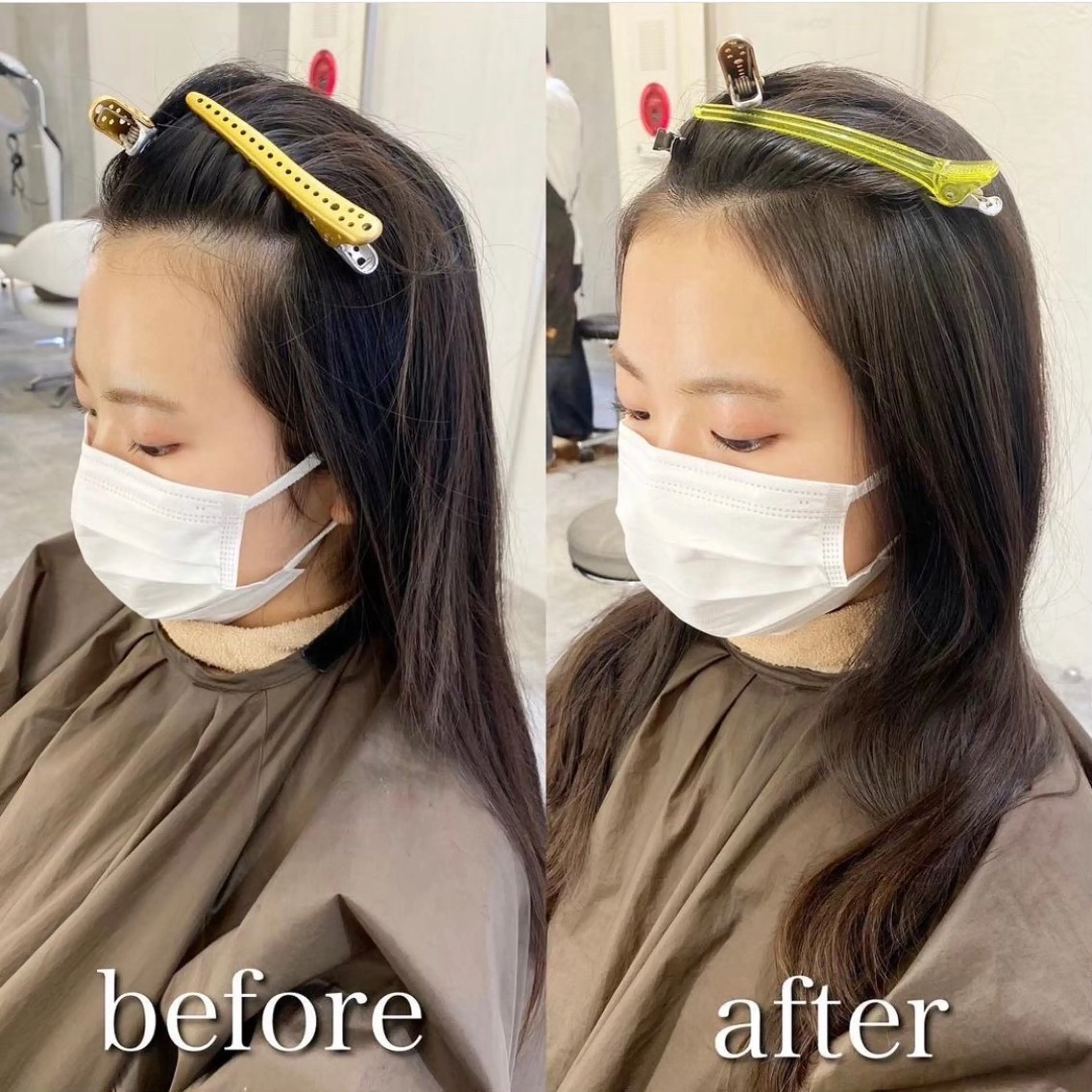 【写真撮影必須】チャンモリパーマ＋顔周りカットの写真