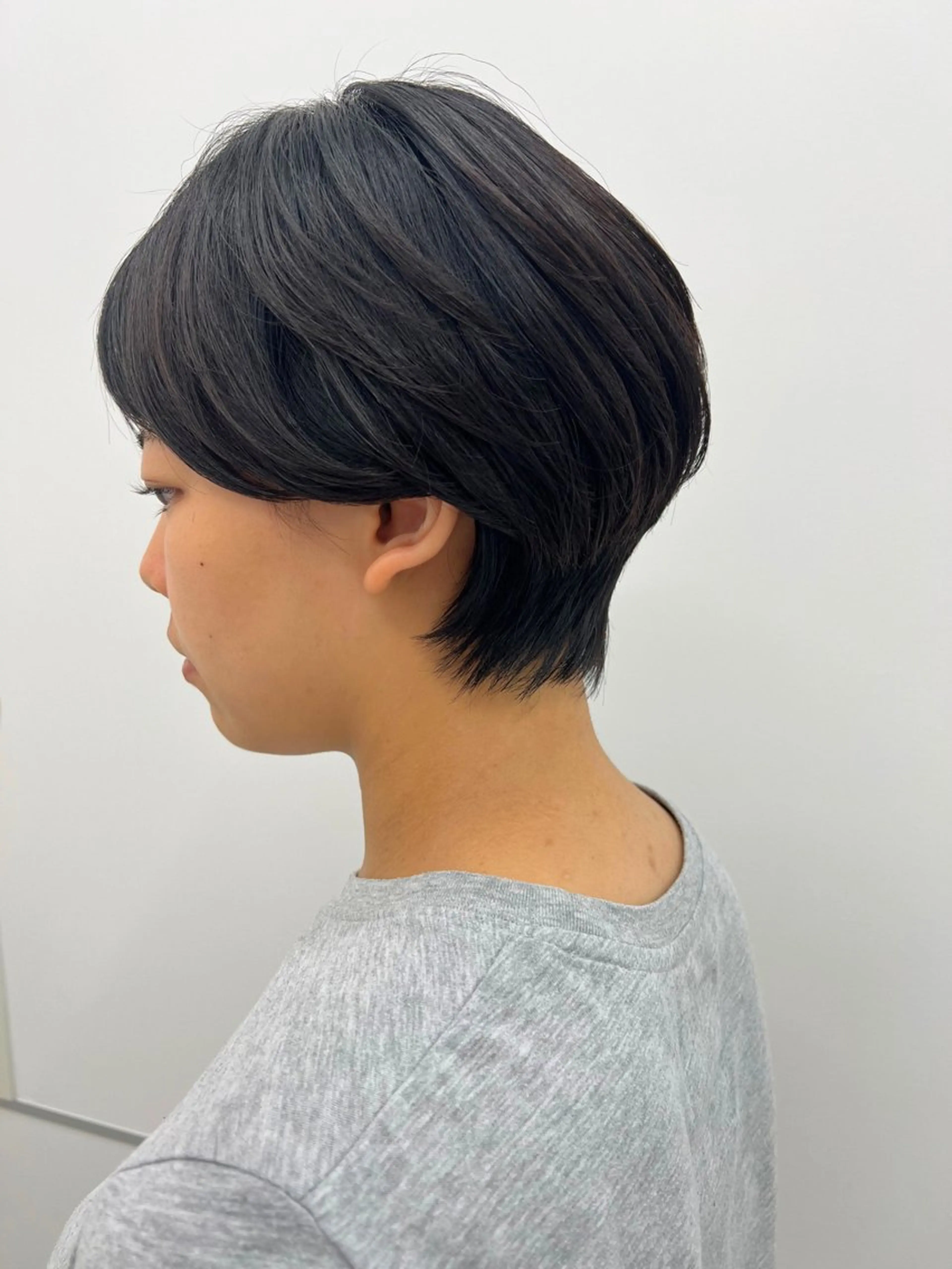 ショート カラー 黒髪 ブルーカラー ブルーブラック くびれヘア ショートヘア カット ヘアカラー トリートメント GO TODAY SHAiRE SALON Arc店所属・🉐メンズヘア特化 men's/ケンイチのヘアスタイル