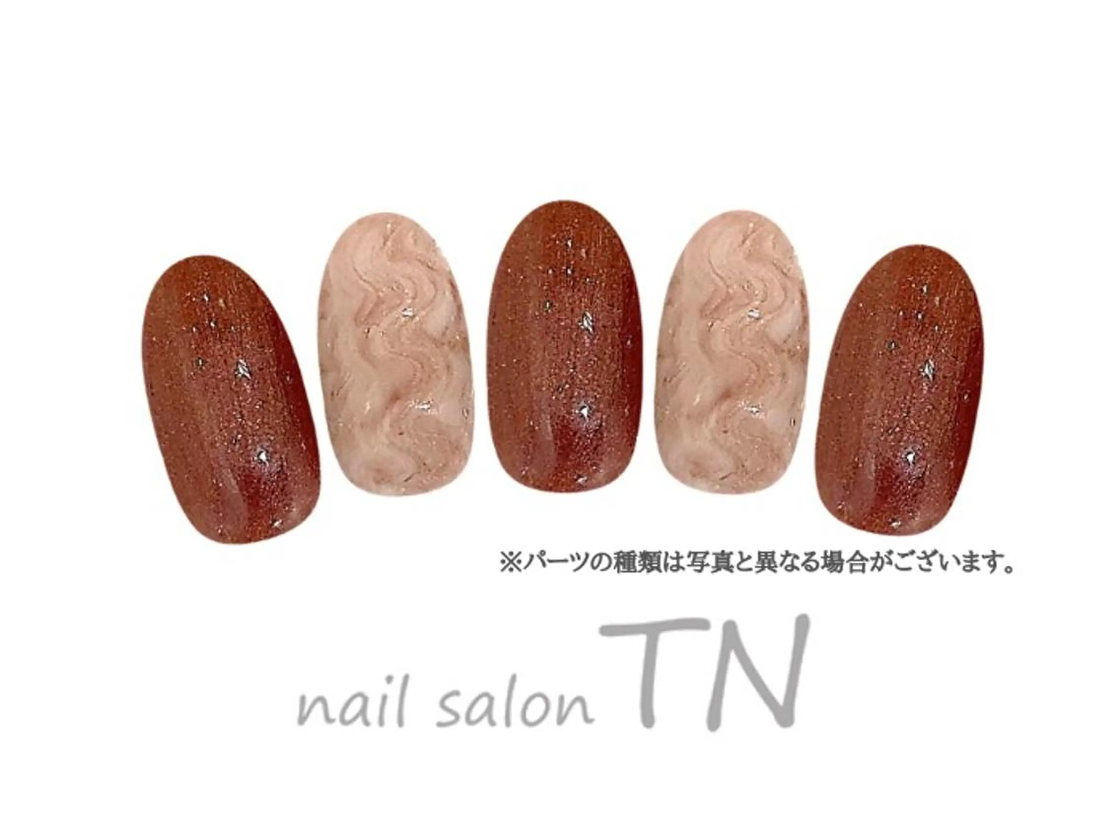 ミディアム ハンドネイル 矢川 まどかのネイルデザイン