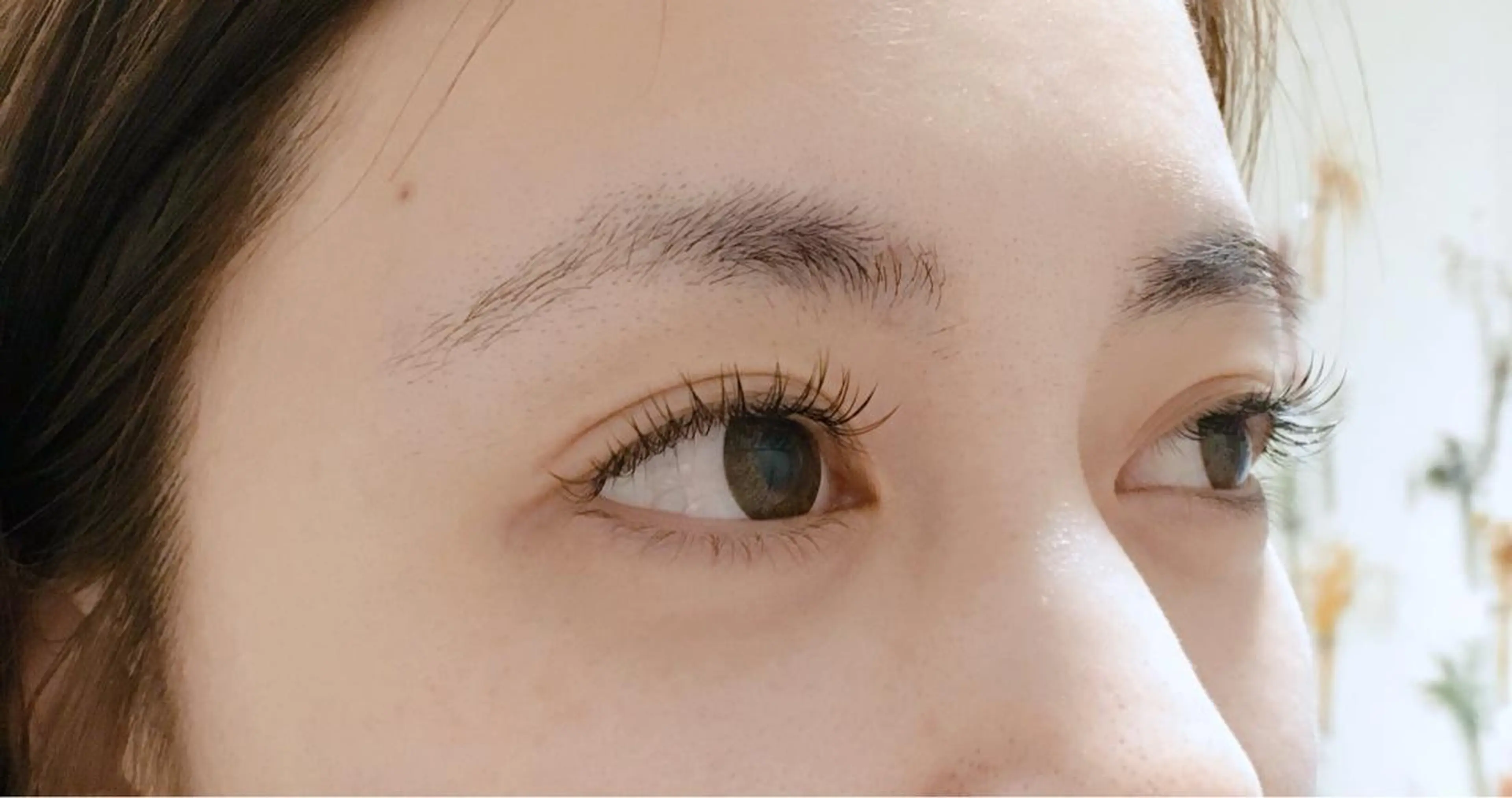 グルー強化剤使用⭐️フラットマットラッシュ160本コーティング付き✨オフ無料、国産グルー使用の写真