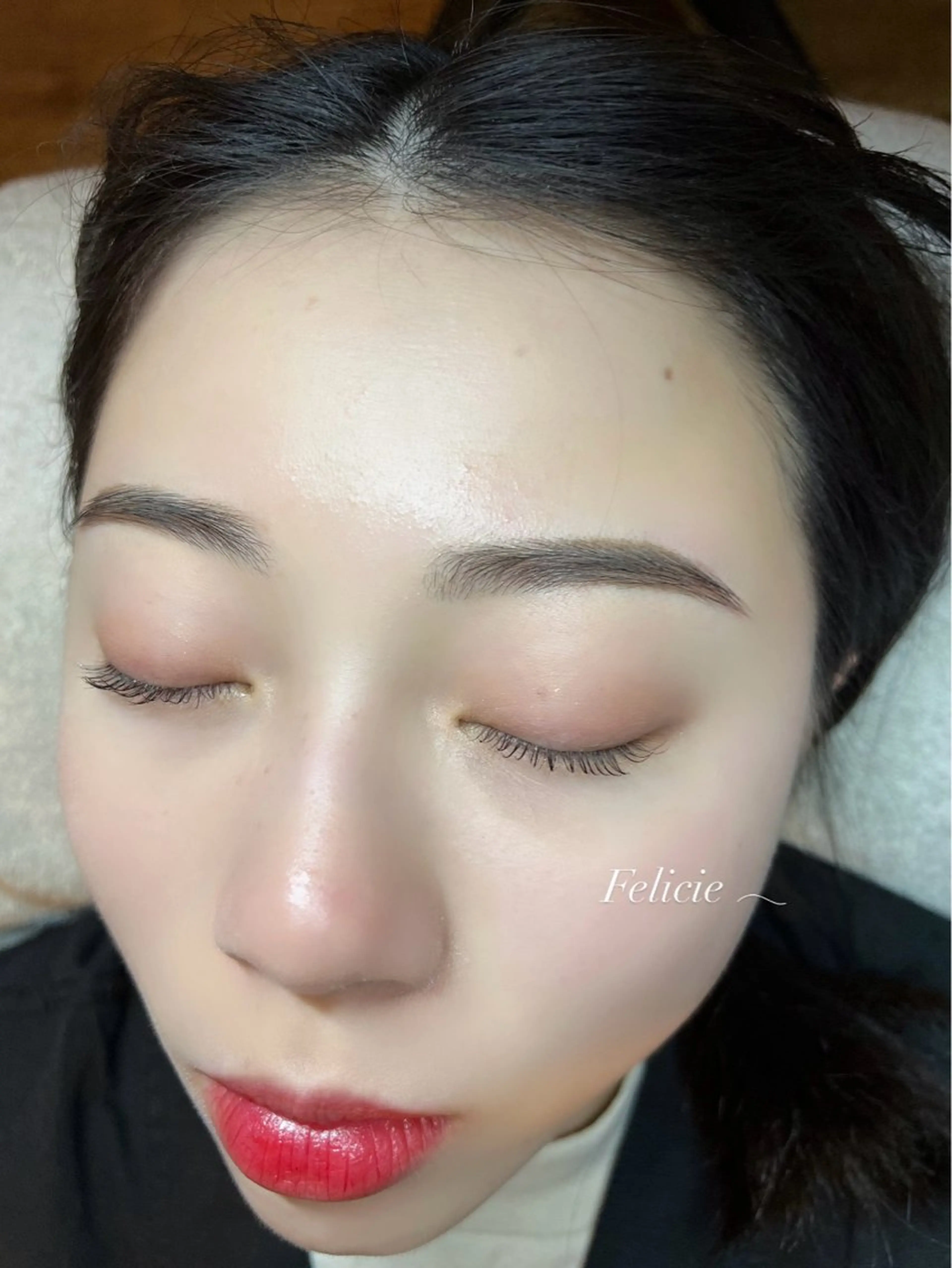 アイブロウ ワックス脱毛 Felicie＊ Sayakaのマツエク・マツパデザイン