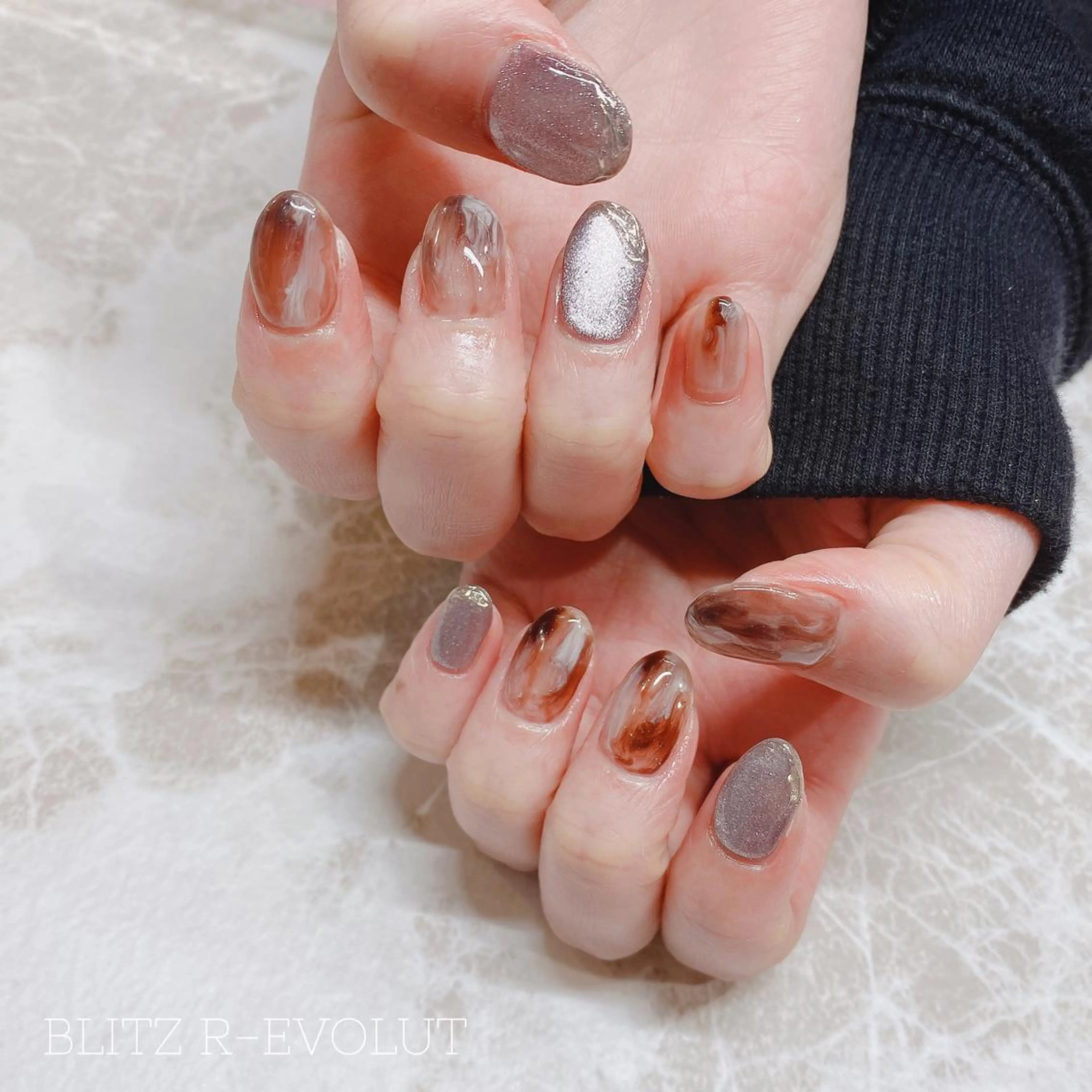 ネイル ☁️BLITZ 🎀笠原雪音🎀のネイルデザイン