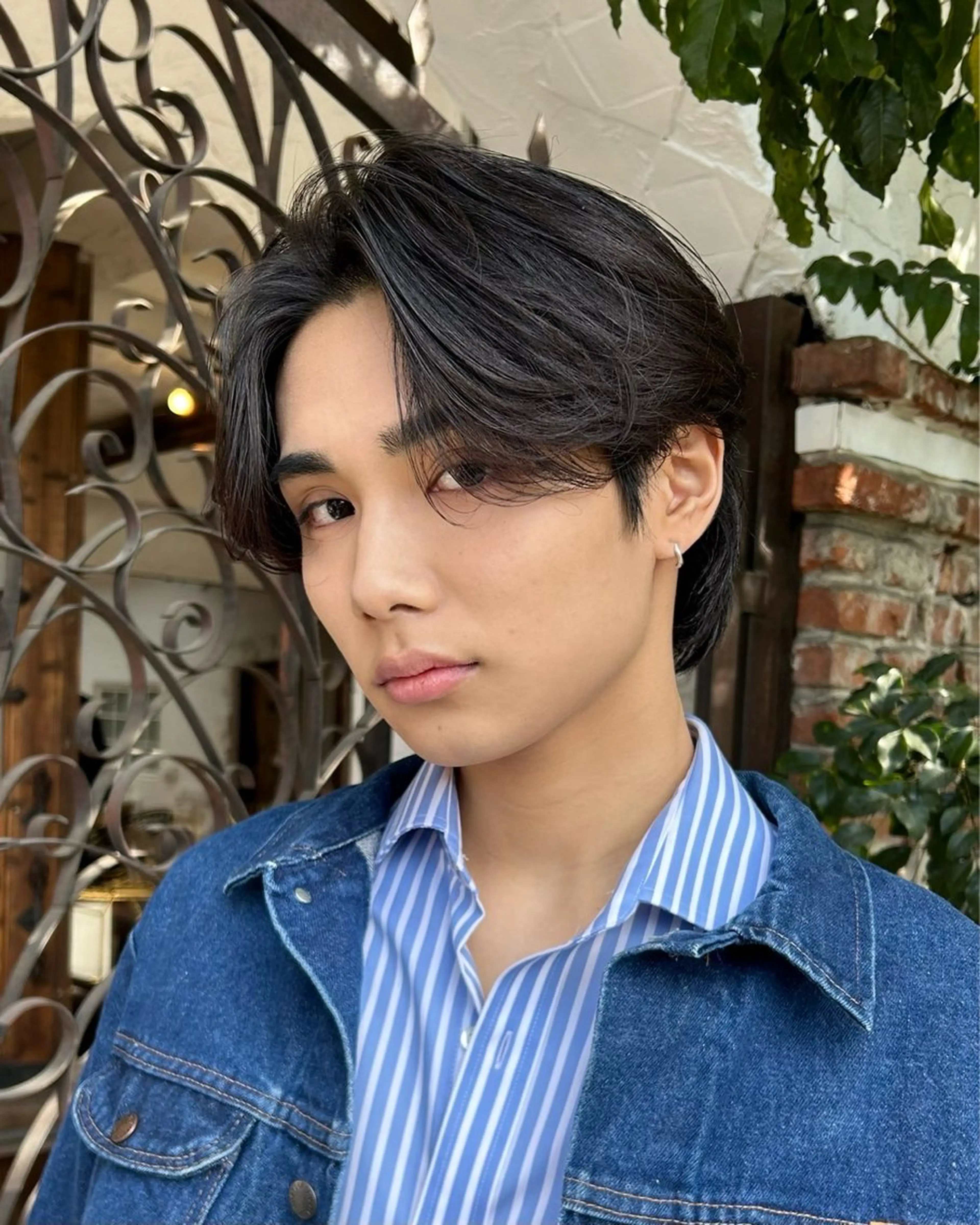 パーマ メンズ nico TOKYO所属・ニュアンス/ センターパート/イノのヘアスタイル