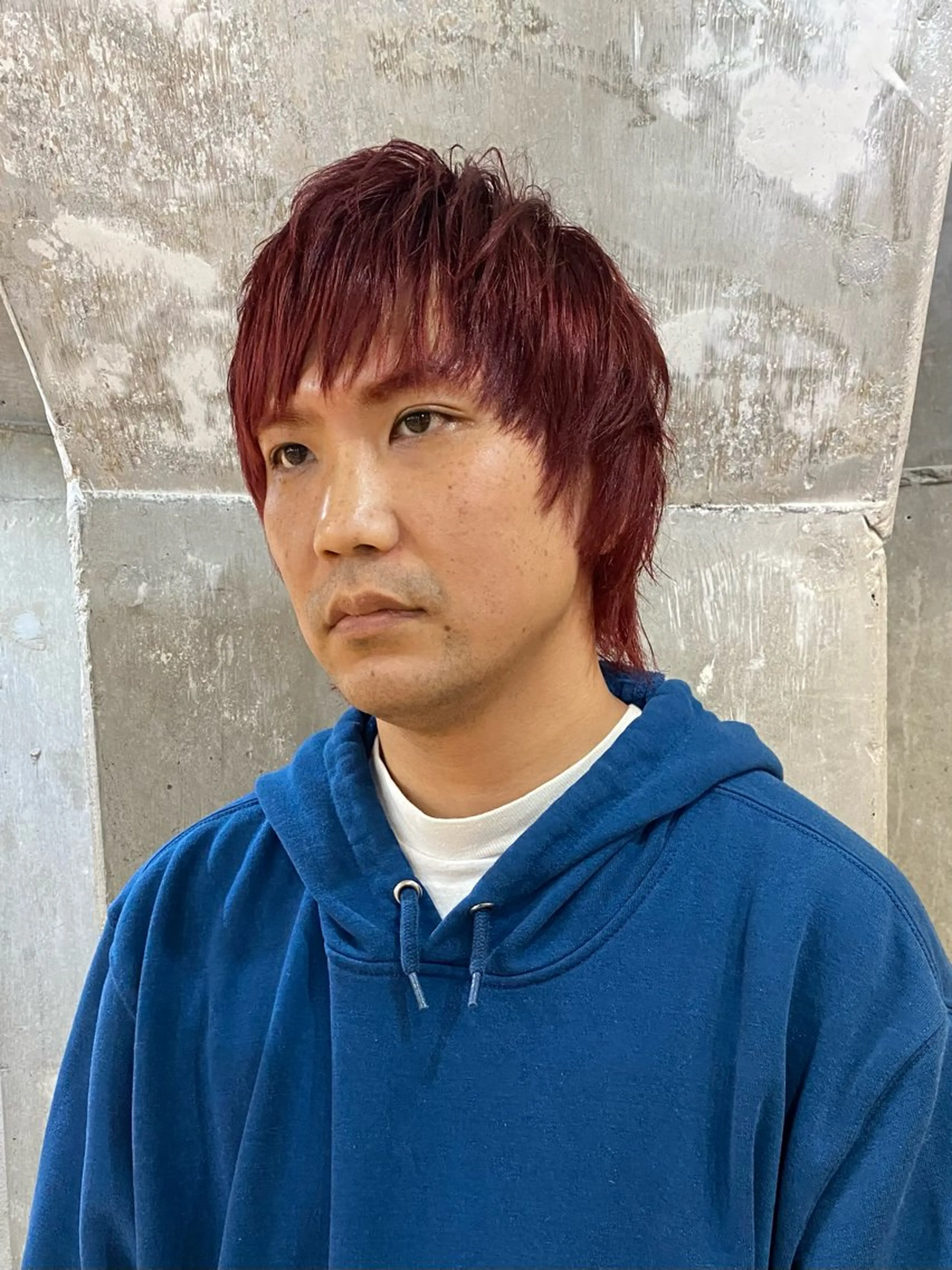 ショート カラー レッドカラー ウルフカット カット ヘアカラー トリートメント dorothy所属・KAWAHARA YUKIのヘアスタイル