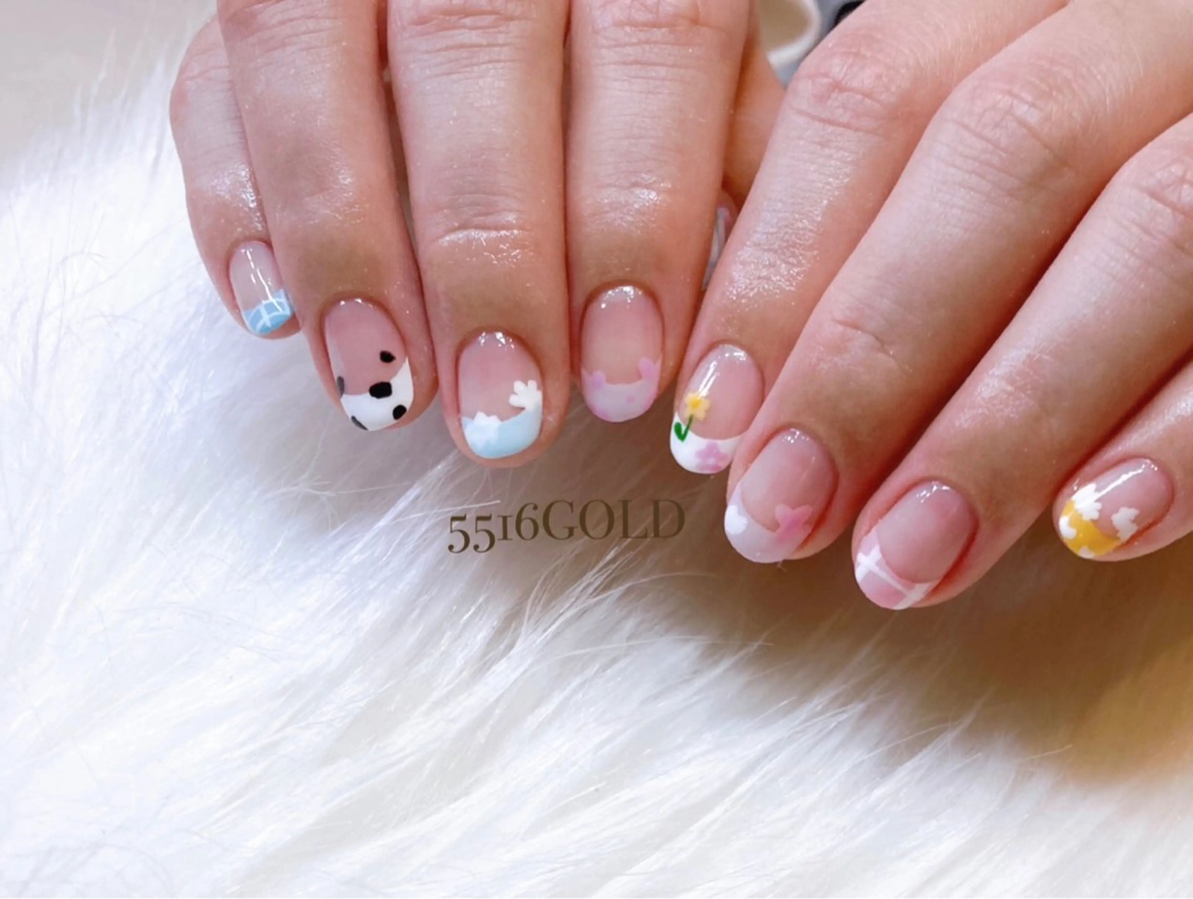 ネイル フレンチネイル 💎5516 MACHIKOのネイルデザイン