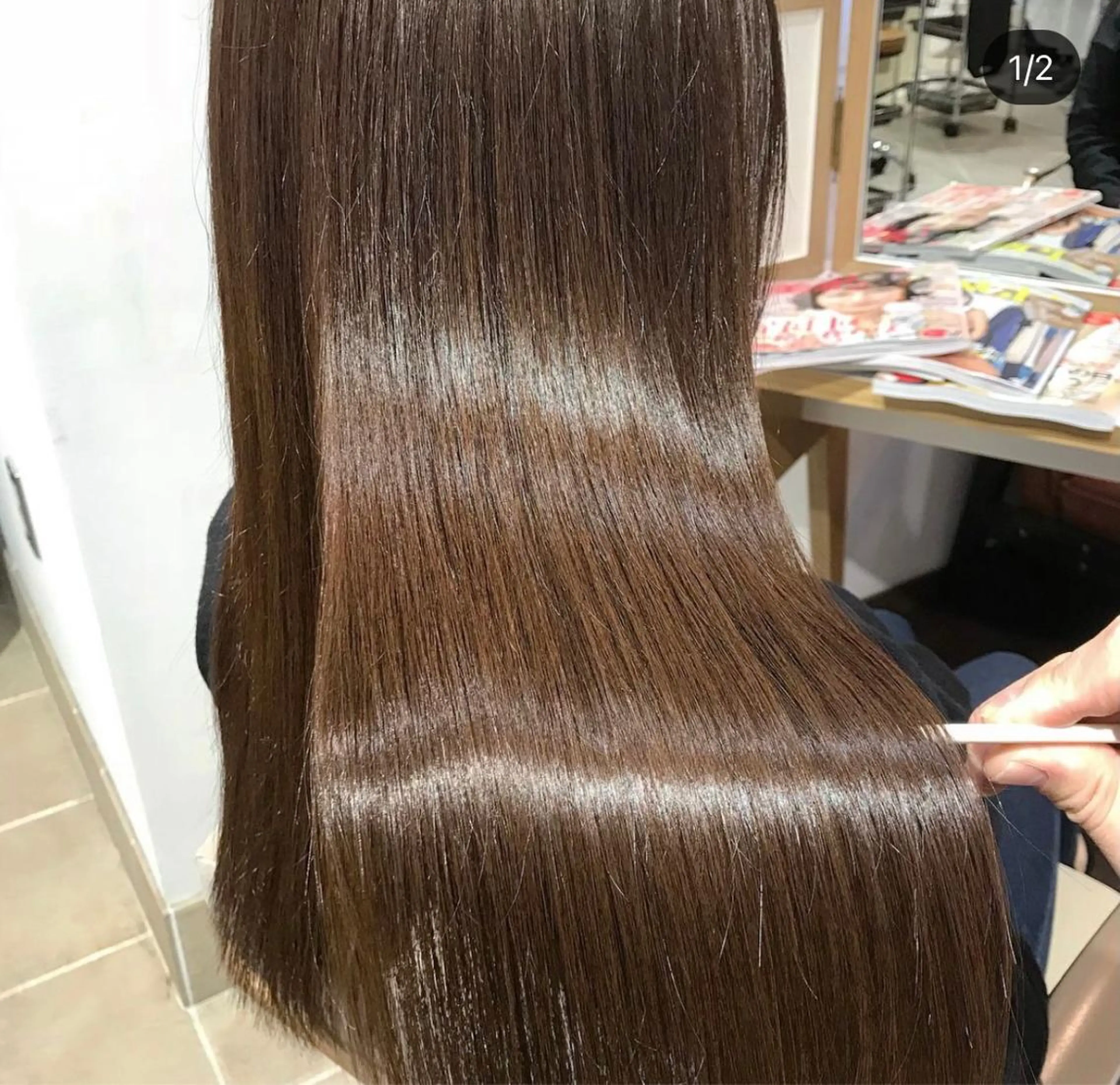 セミロング PRIMA所属・中藤 百恵のヘアスタイル