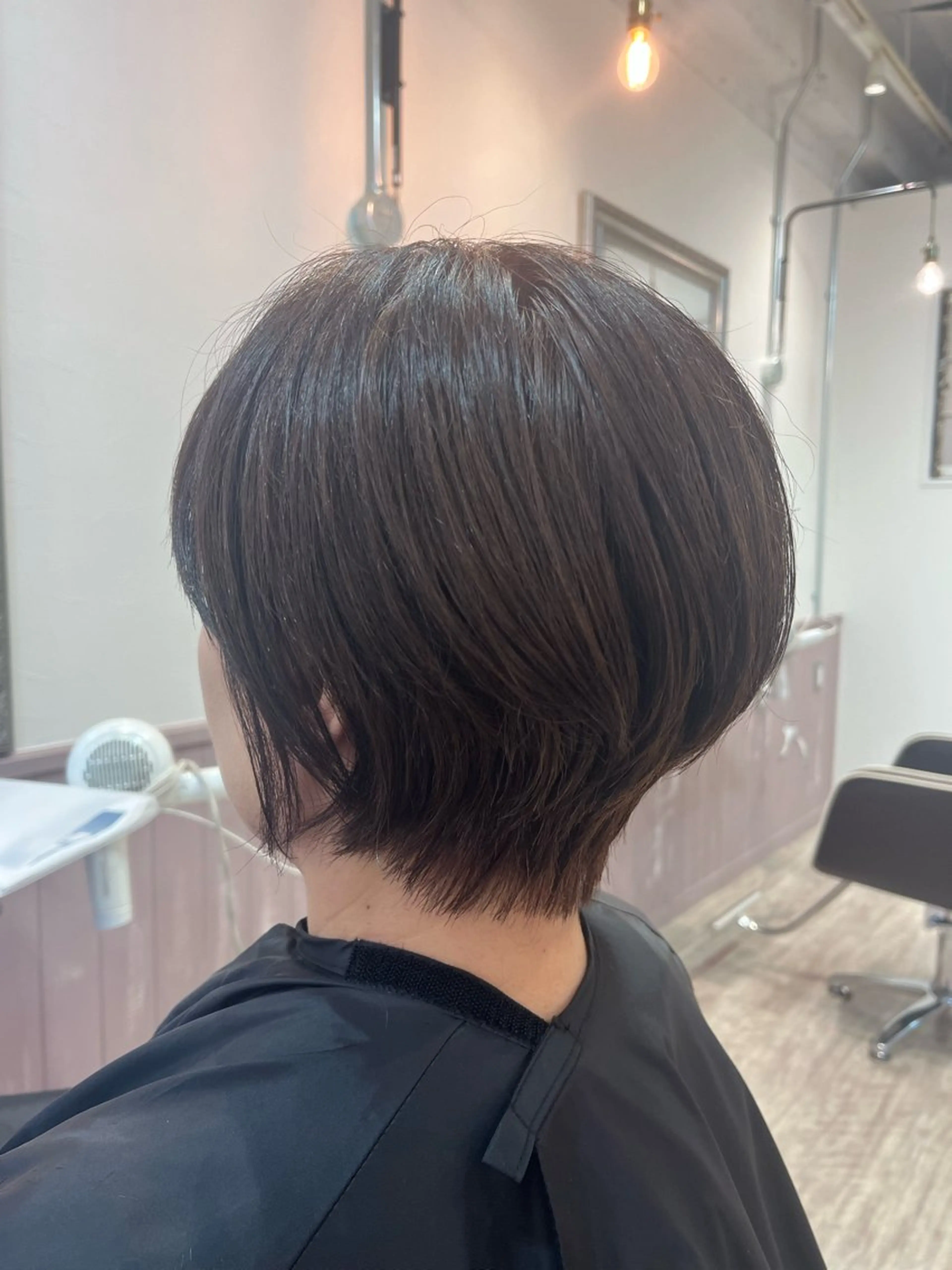 ショート カラー マンツーマン施術🫧 なつのヘアスタイル