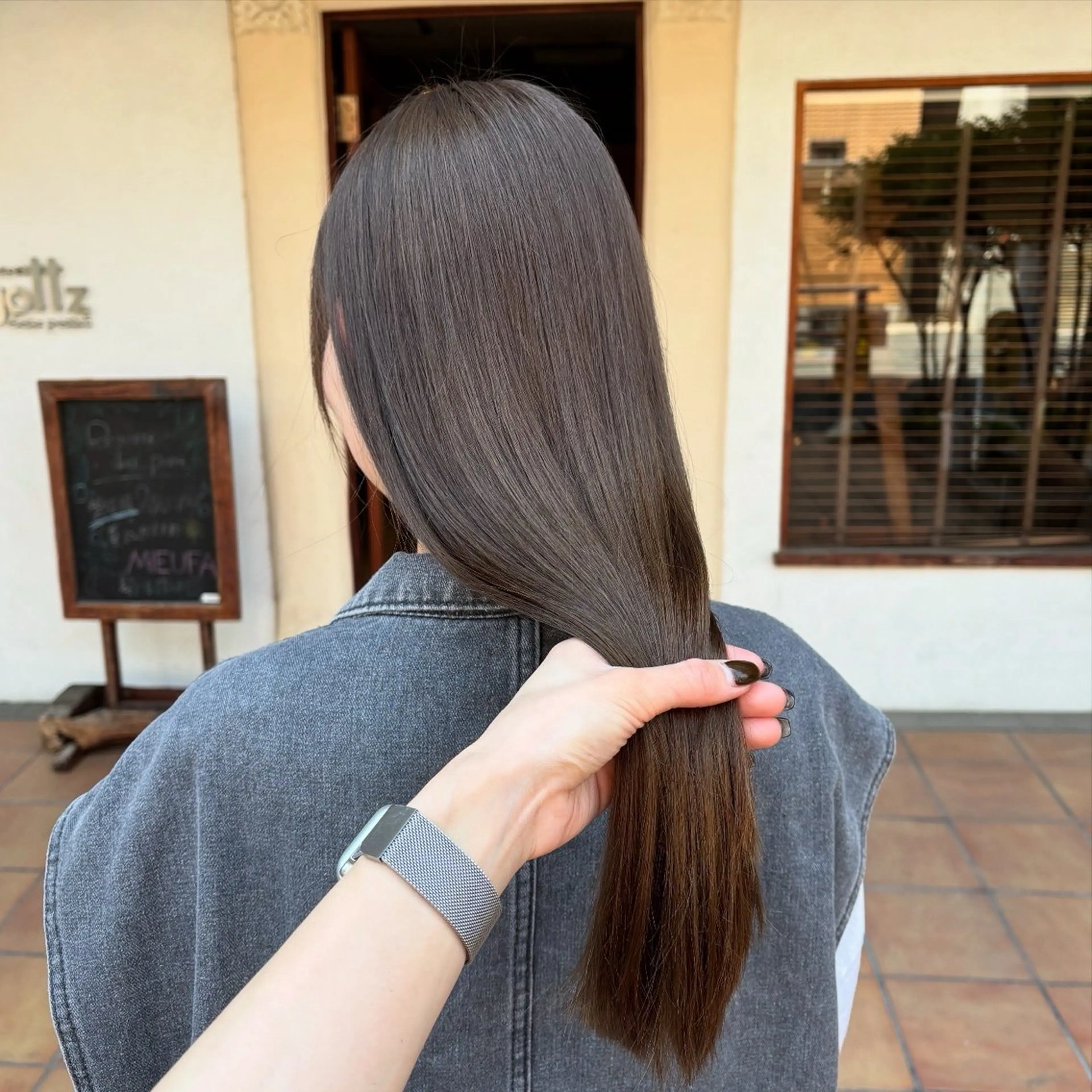 ロング カット ヘアカラー トリートメント ヘッドスパ putri店長 和田鈴采のヘアスタイル