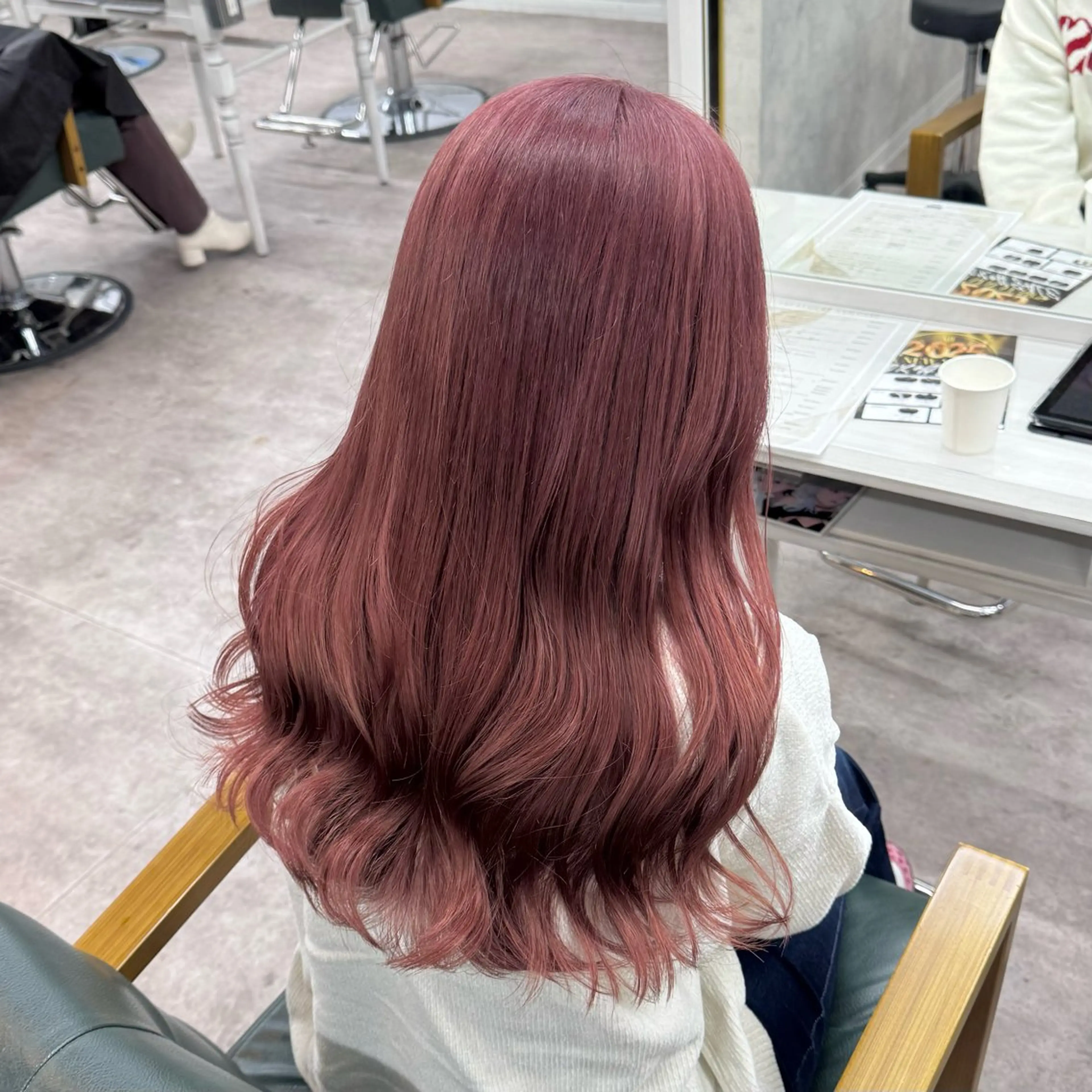 ロング カラー カット ヘアカラー JUNSHIN🦋 ヘアセット／カラーのヘアスタイル