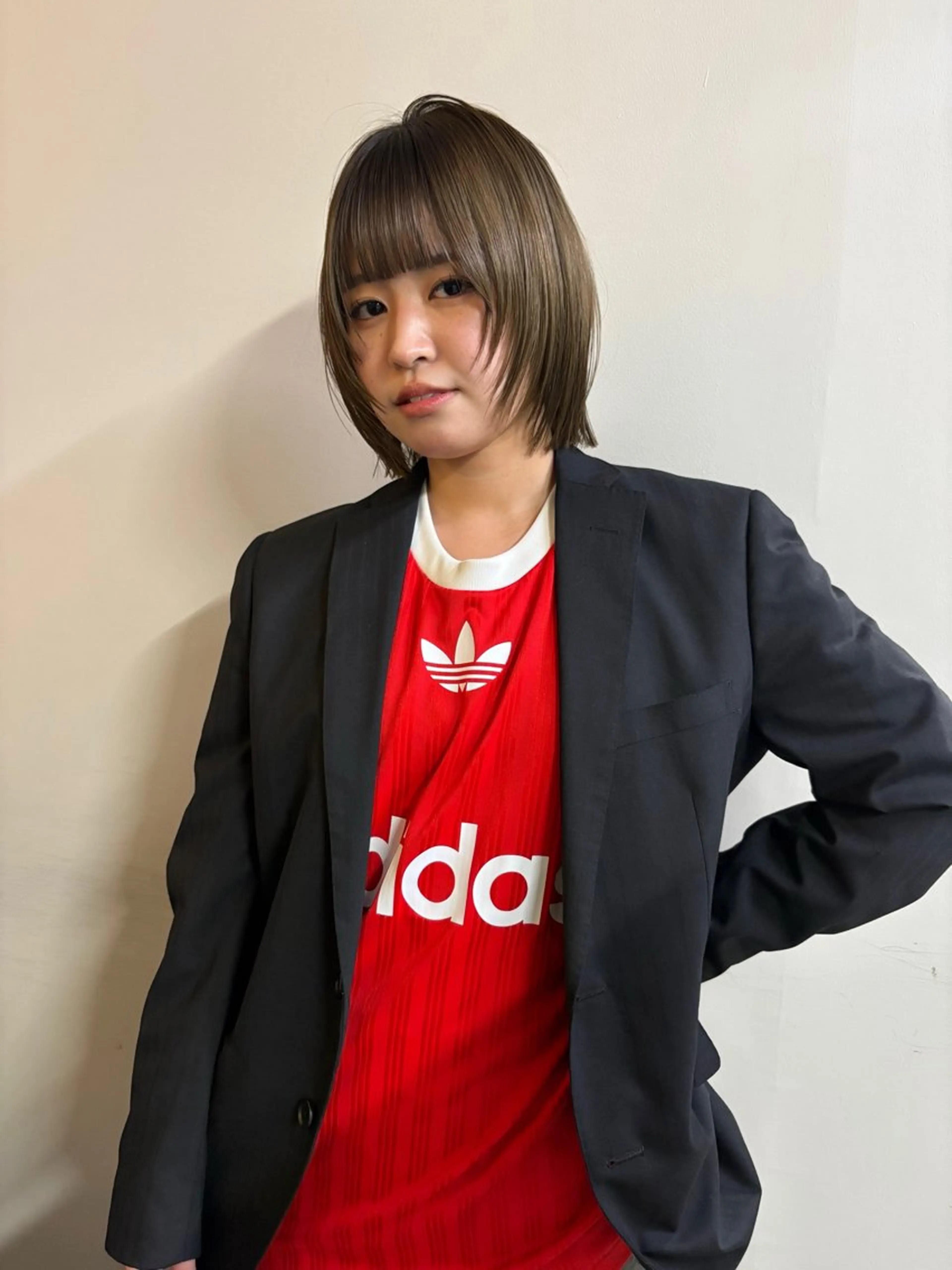 ショート ハイトーン レイヤー🎀meiのヘアスタイル