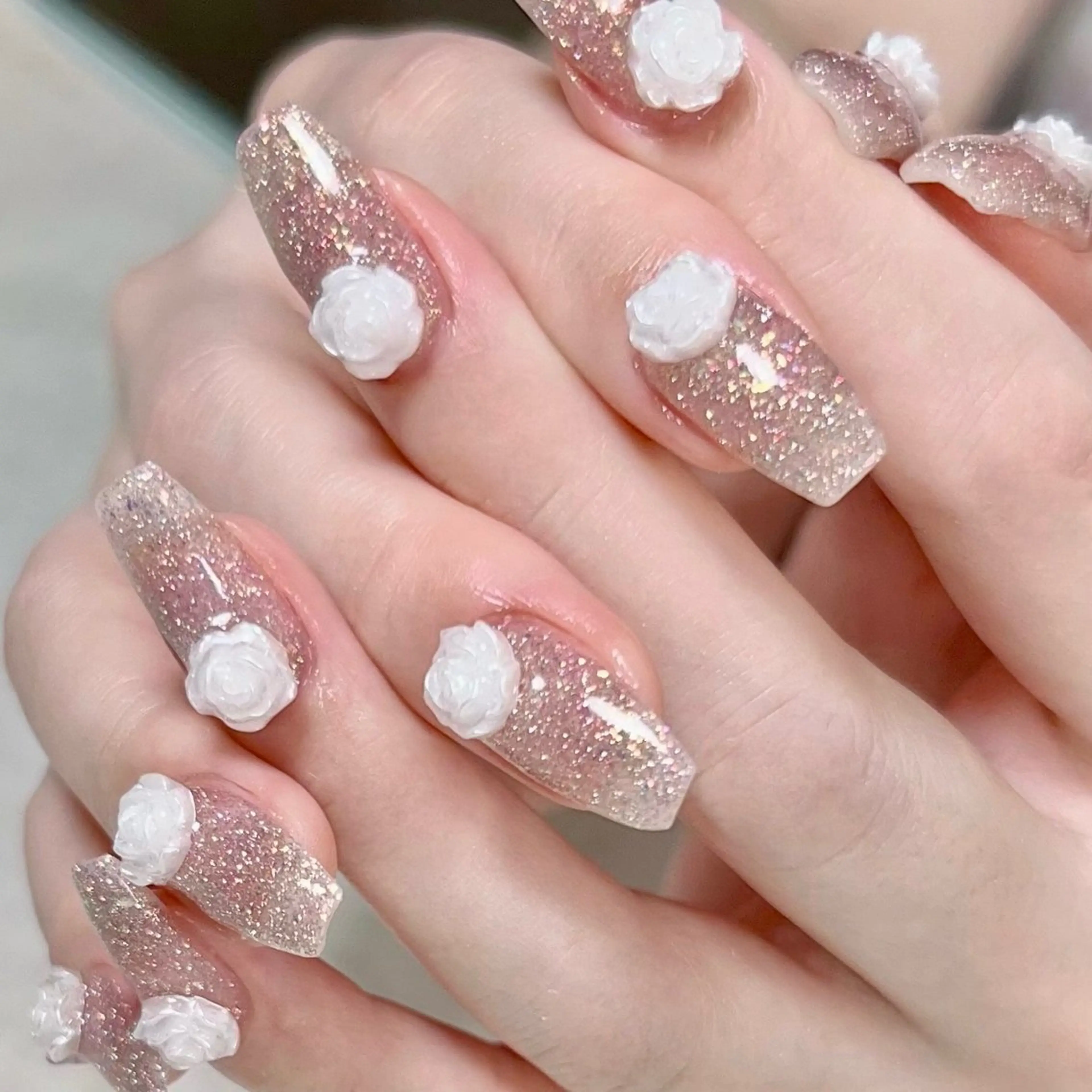 ネイル アートネイル ストーンネイル ハンドネイル muum_nail 新宿2分 三丁目1分のネイルデザイン