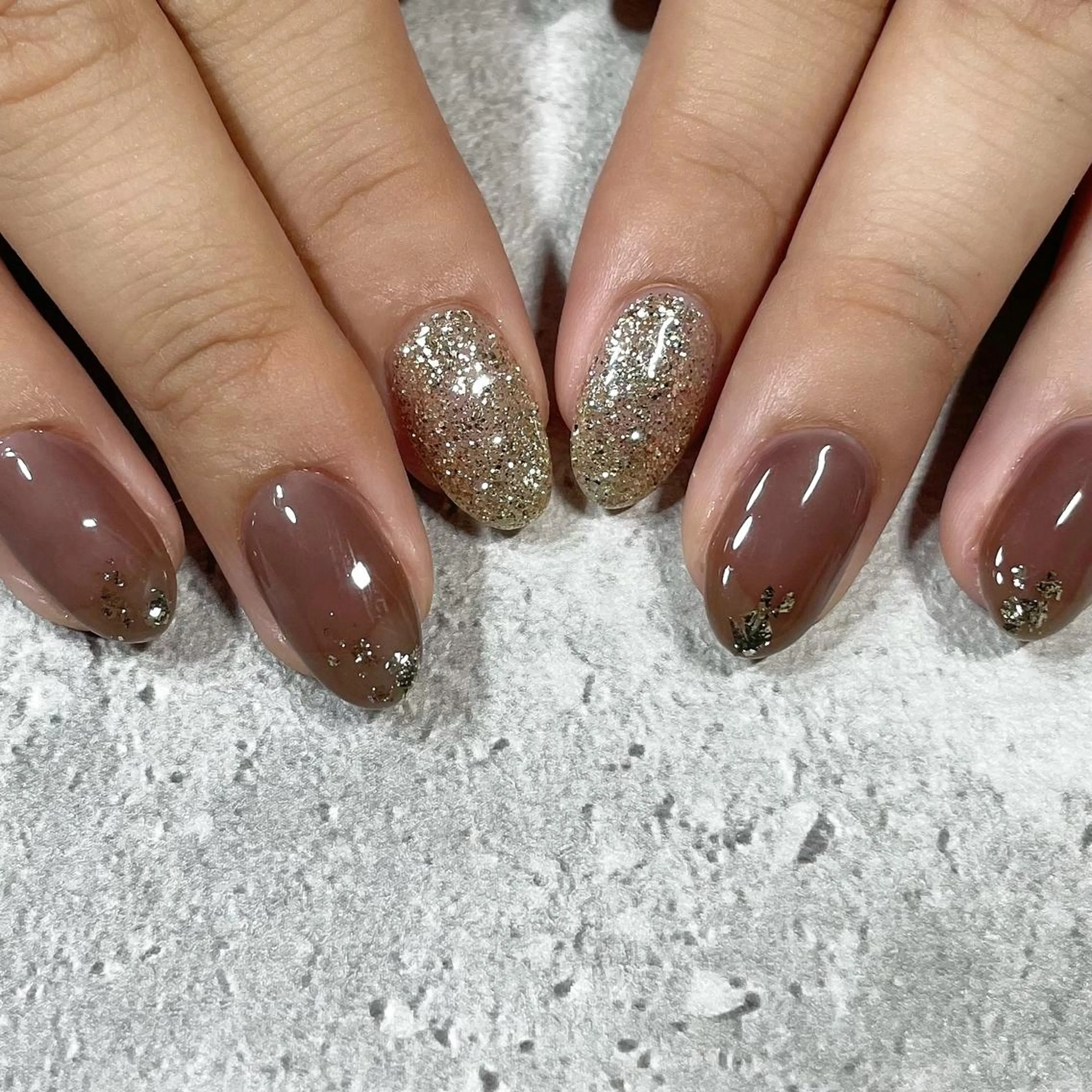 ネイル ジェルネイル シンプルネイル 東 千夏のネイルデザイン