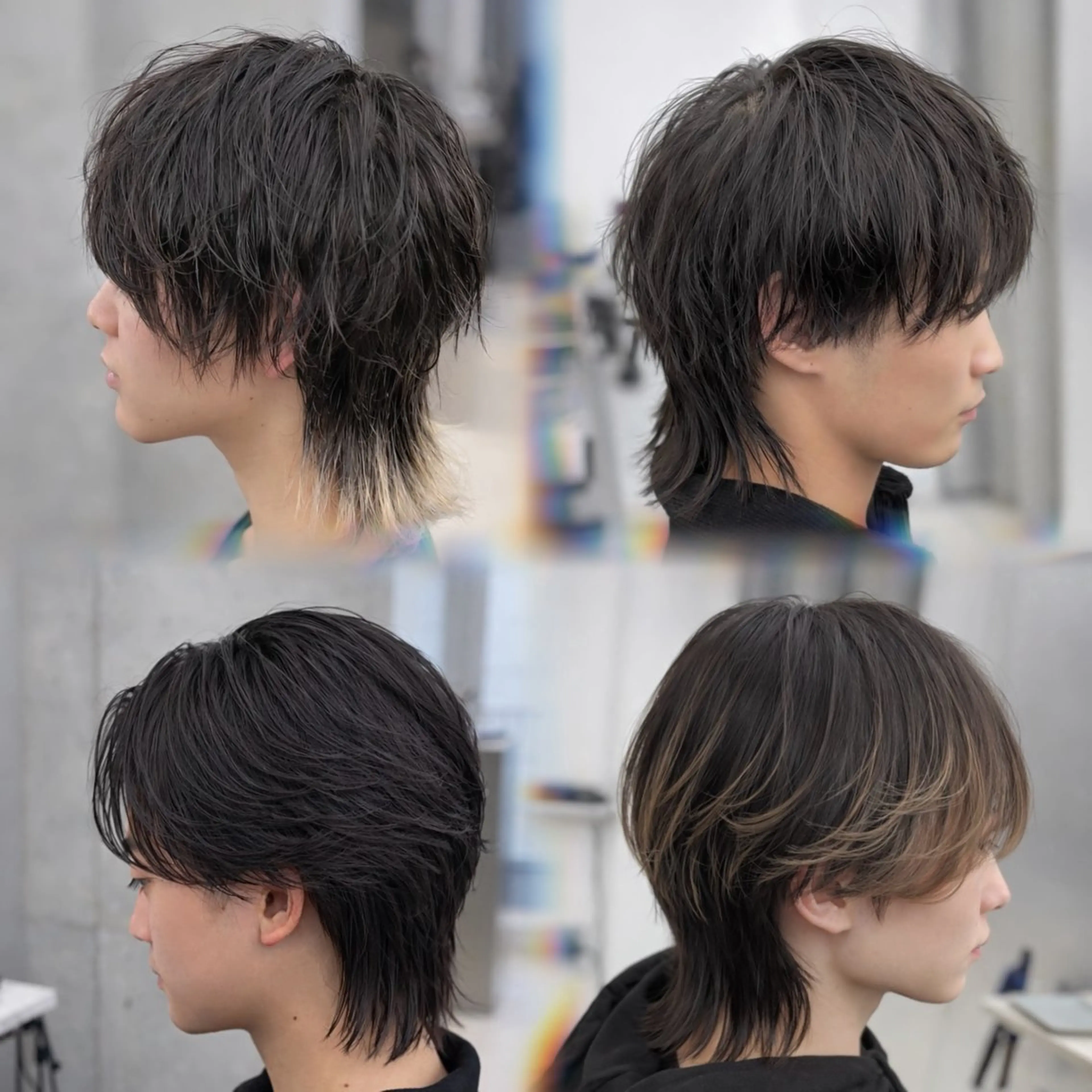 【男性人気No.3👑】似合わせメンズカット👦🏻〈#韓国#センターパート#マッシュ#ショート#ウルフ〉の写真