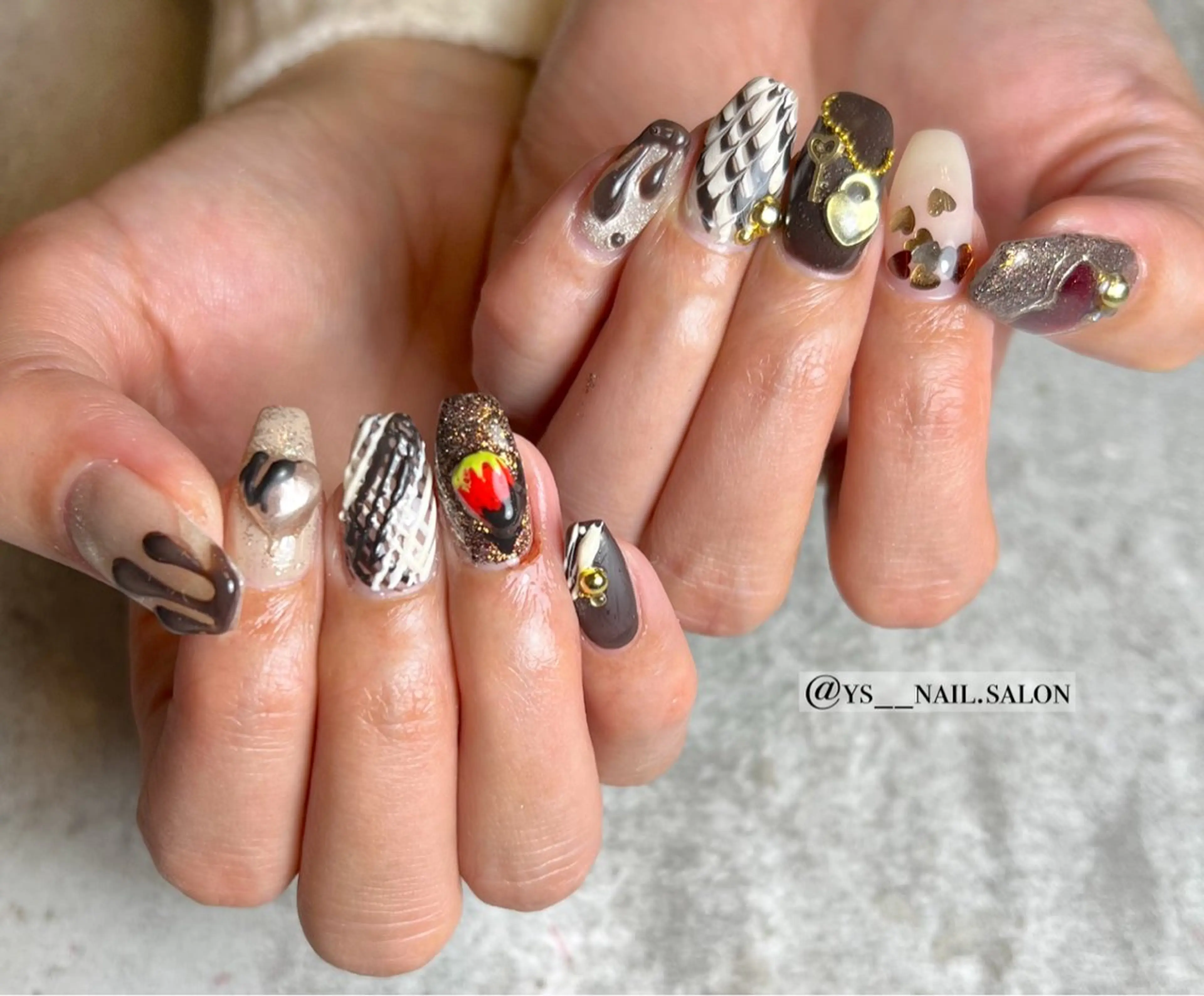 ネイル ハンドネイル Y's nail ˚✧₊YUIのネイルデザイン