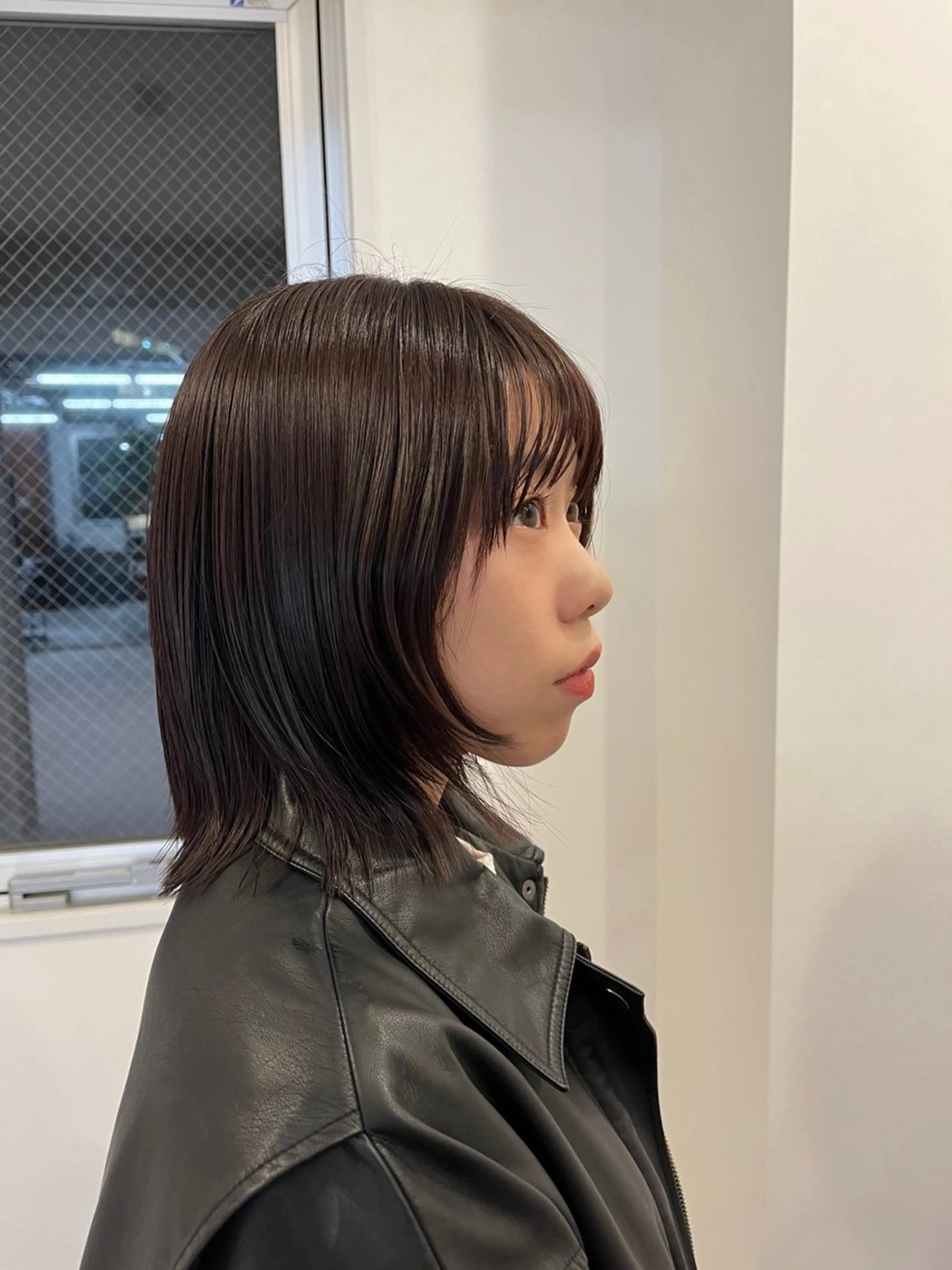 カラー films所属・AYA/films 韓国/レイヤー／ボブのヘアスタイル