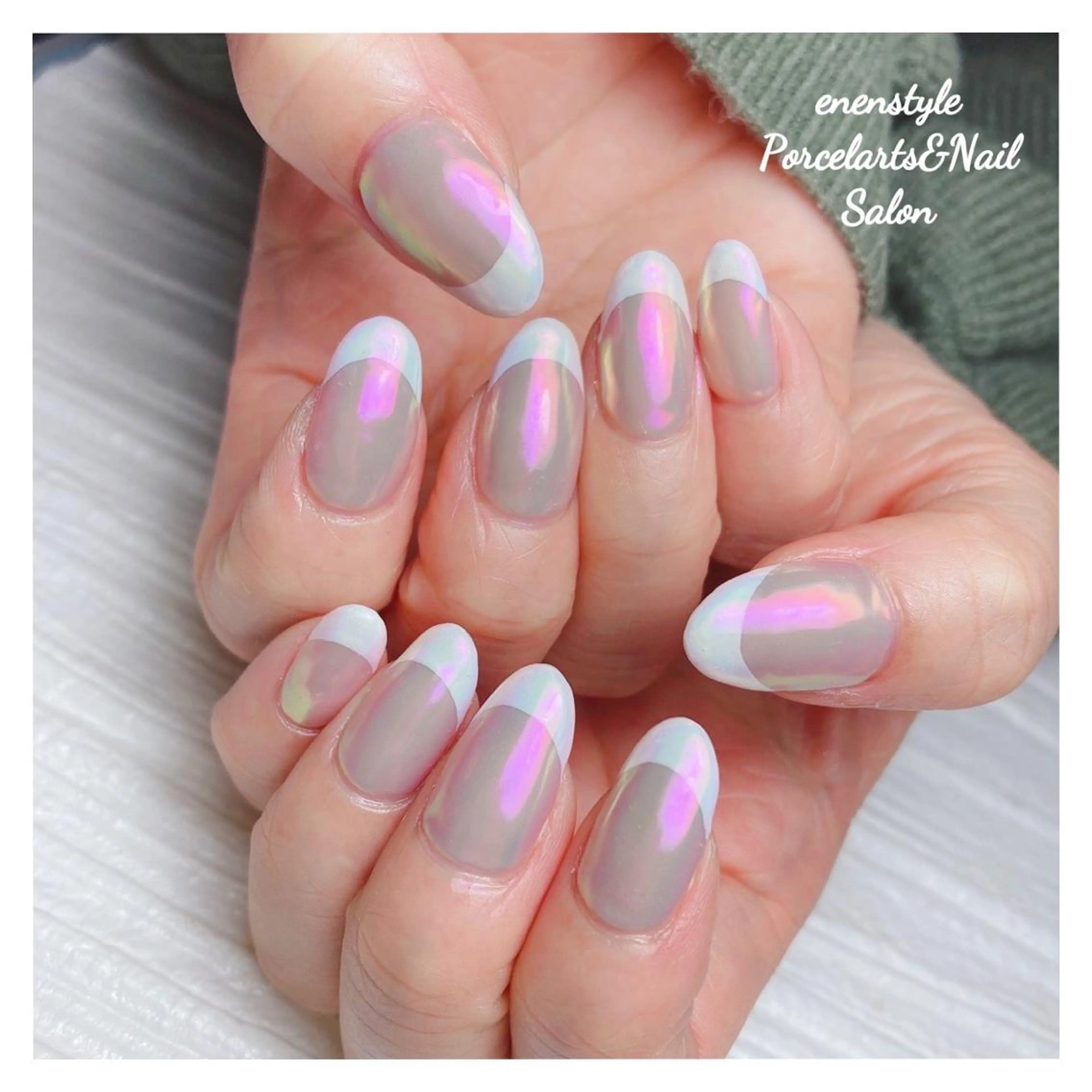 ミディアム ネイル 👑enen style👑のネイルデザイン