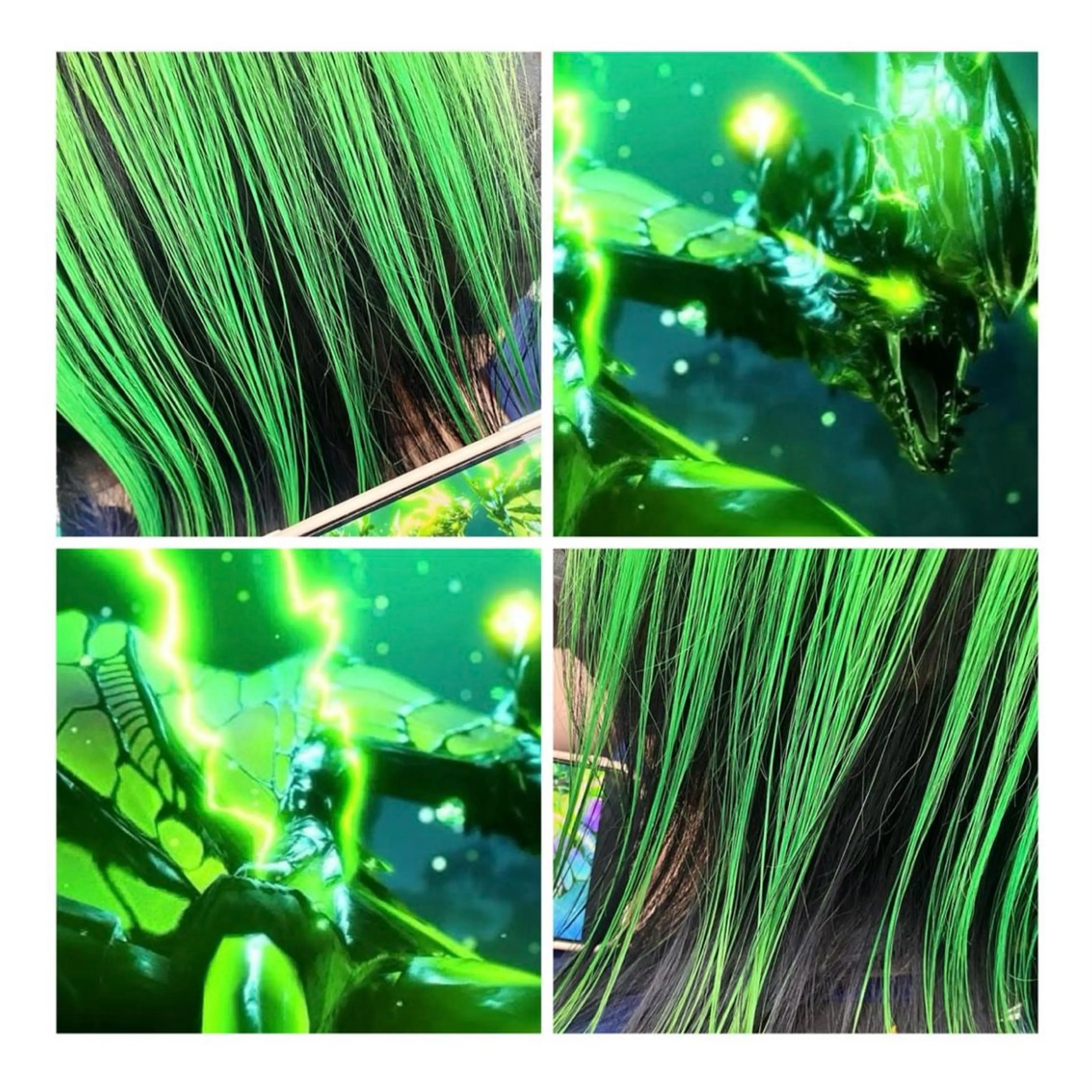 ショート カラー 黒髪 GARU-ガル-所属・TSUNO🦖 派手髪/オタク美容師のヘアスタイル