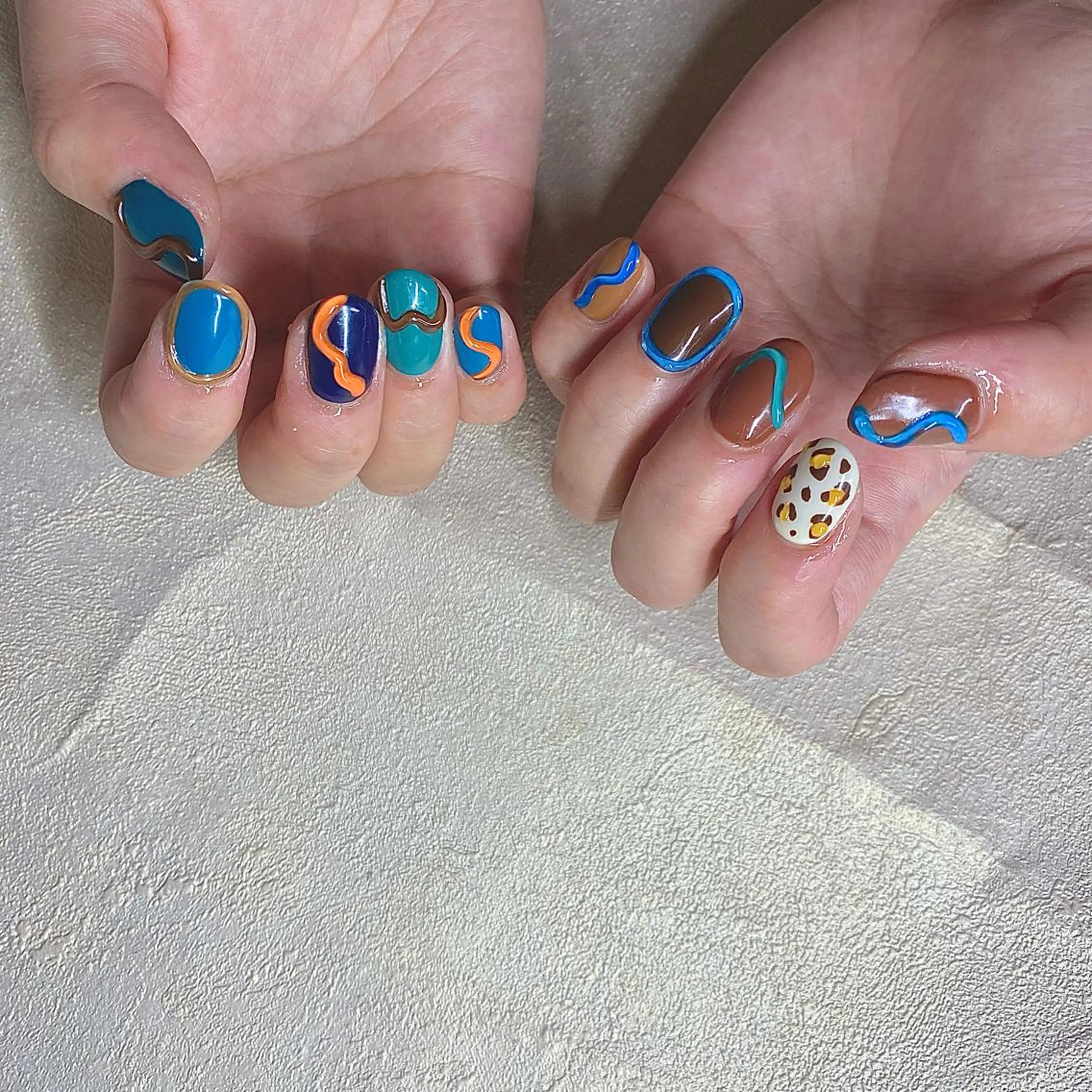 ネイル Amber21.所属・Nagahama Akariのネイルデザイン