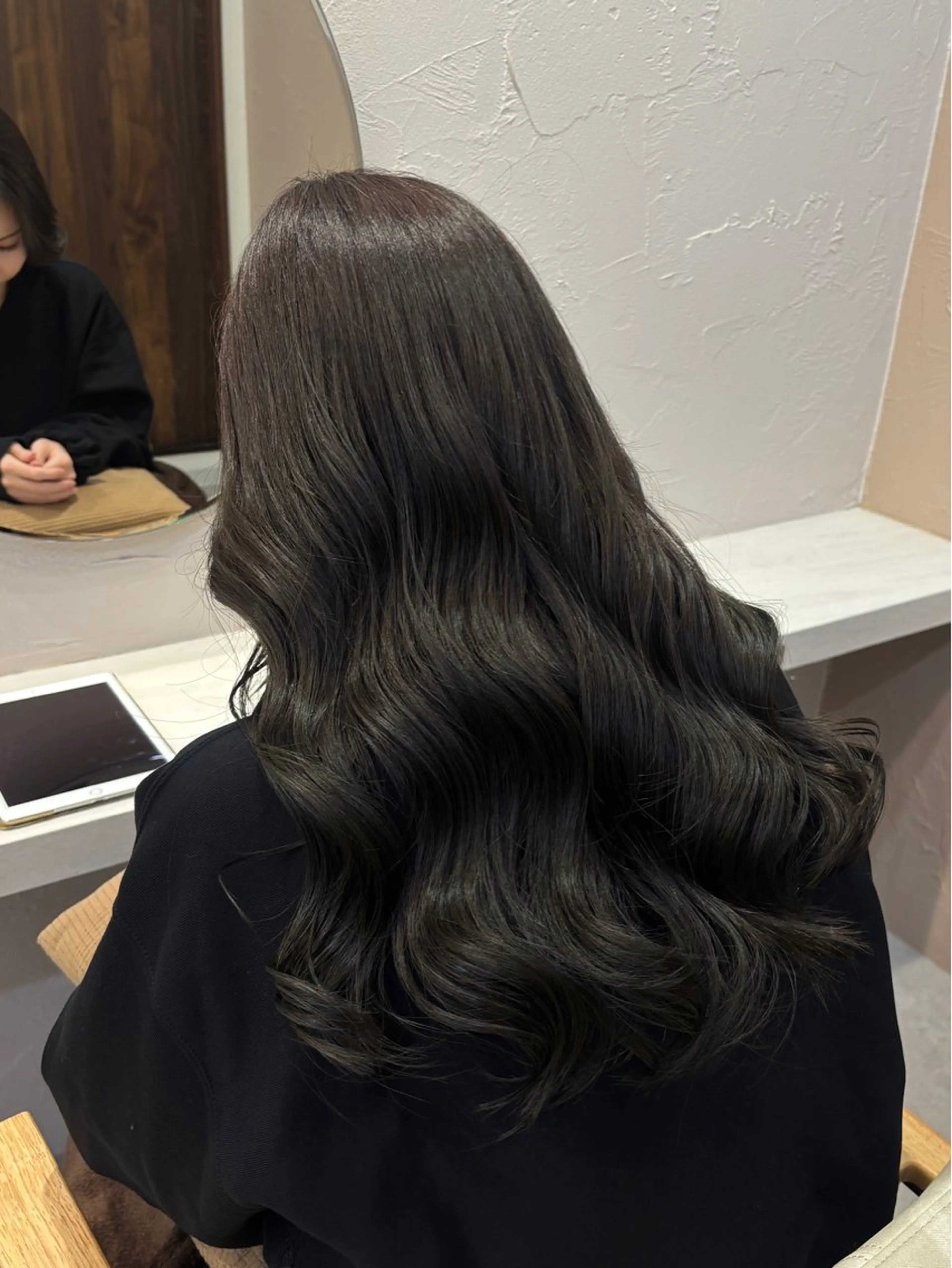 セミロング カラー グレージュ オリーブグレージュ オリーブグレー カット ヘアカラー トリートメント Ｆ.まひろ🎀 暖色カラー／ベージュのヘアスタイル