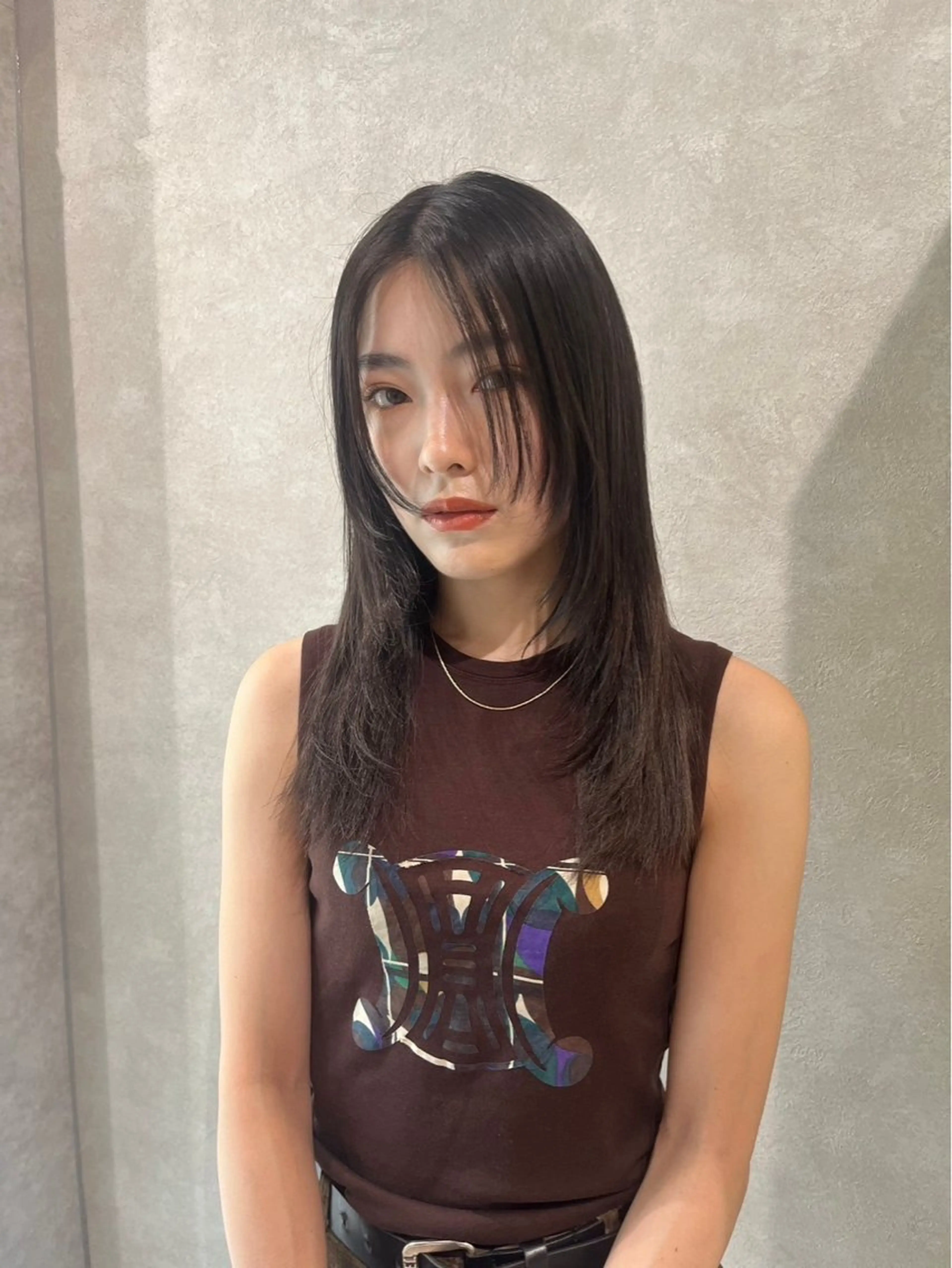 ミディアム カラー 韓国風ヘア レイヤーカット 韓国風艶カラー 🇰🇷🩶/REIのヘアスタイル