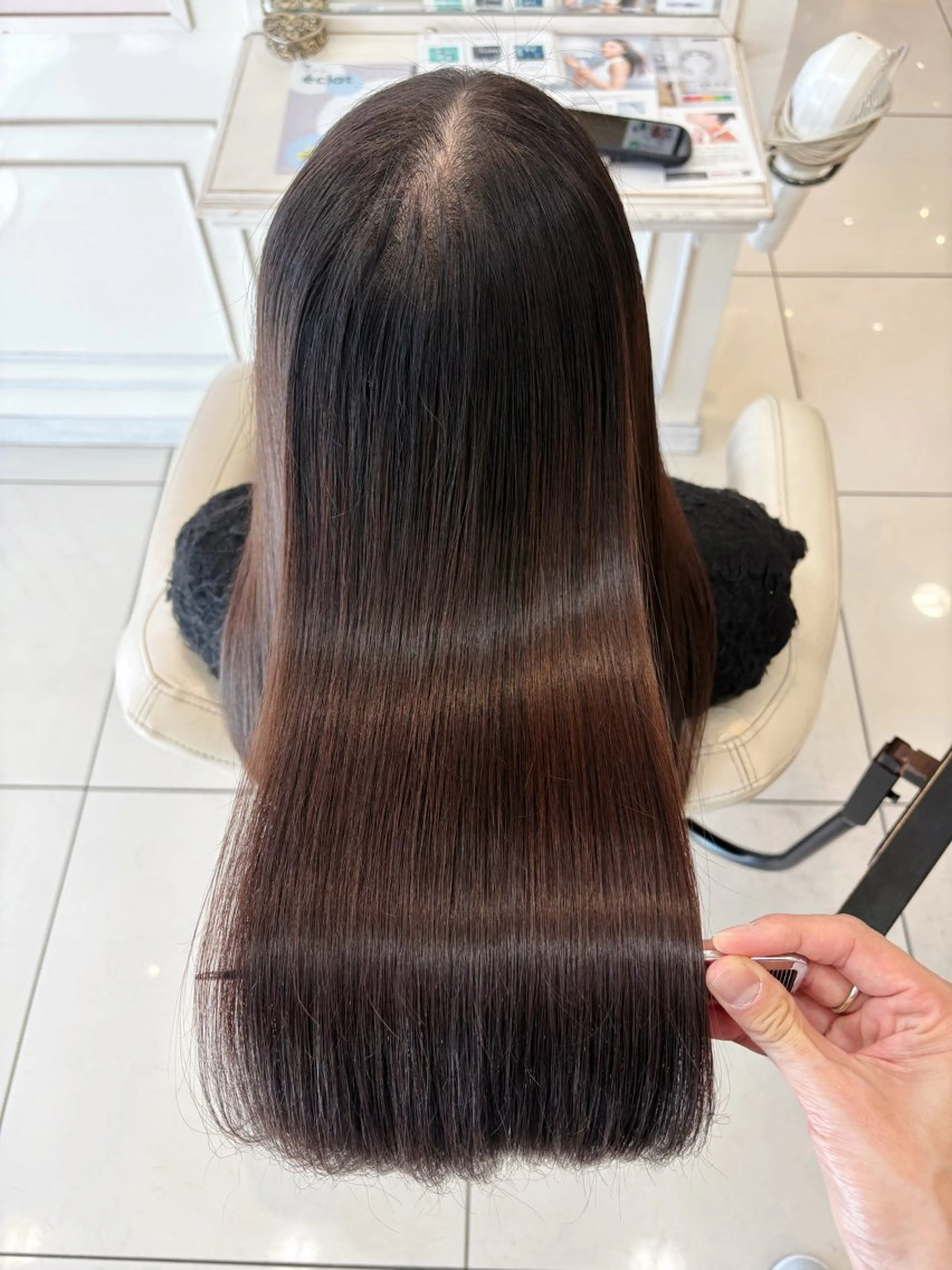 セミロング トリートメント カット トリートメント 高橋 佑のヘアスタイル